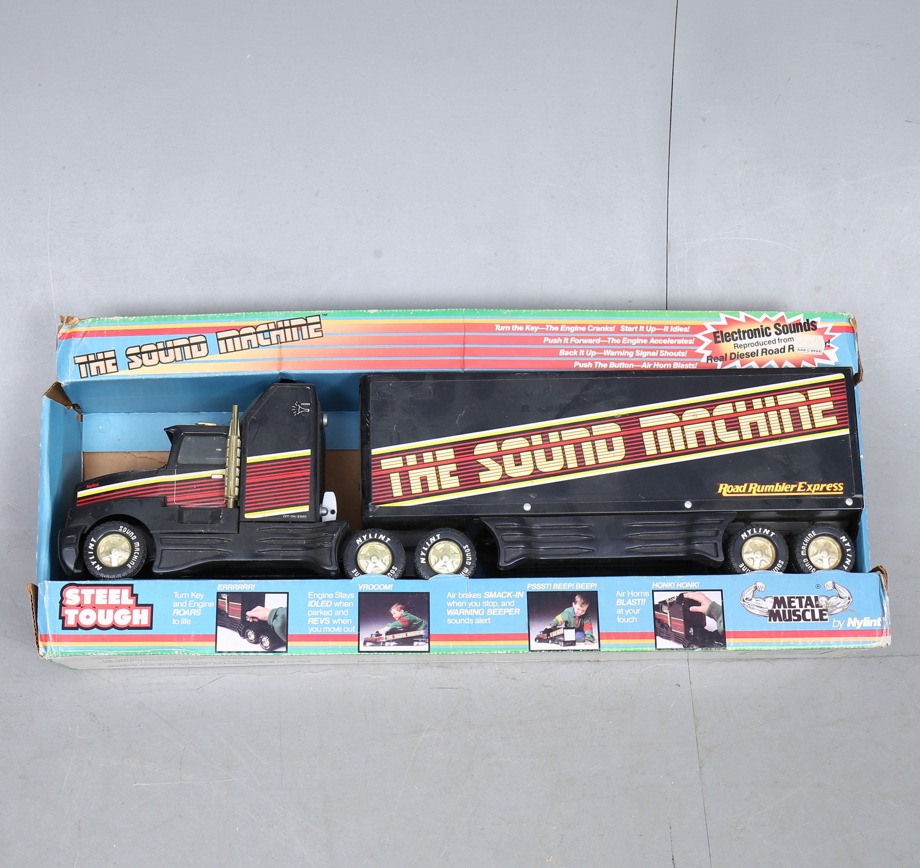 Bilder för 2250017. NYLINT semitrailer. the sound machine, originalförpackning.