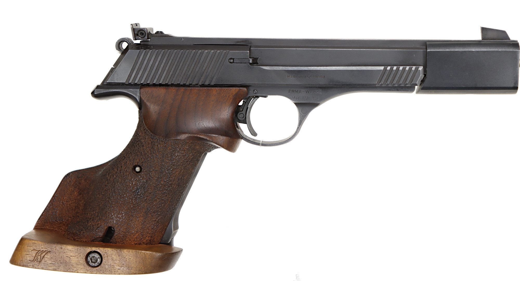 7. PISTOL, Puoliautomaatti, merkki Erma, malli ESP85A Sport, kaliiperi ...