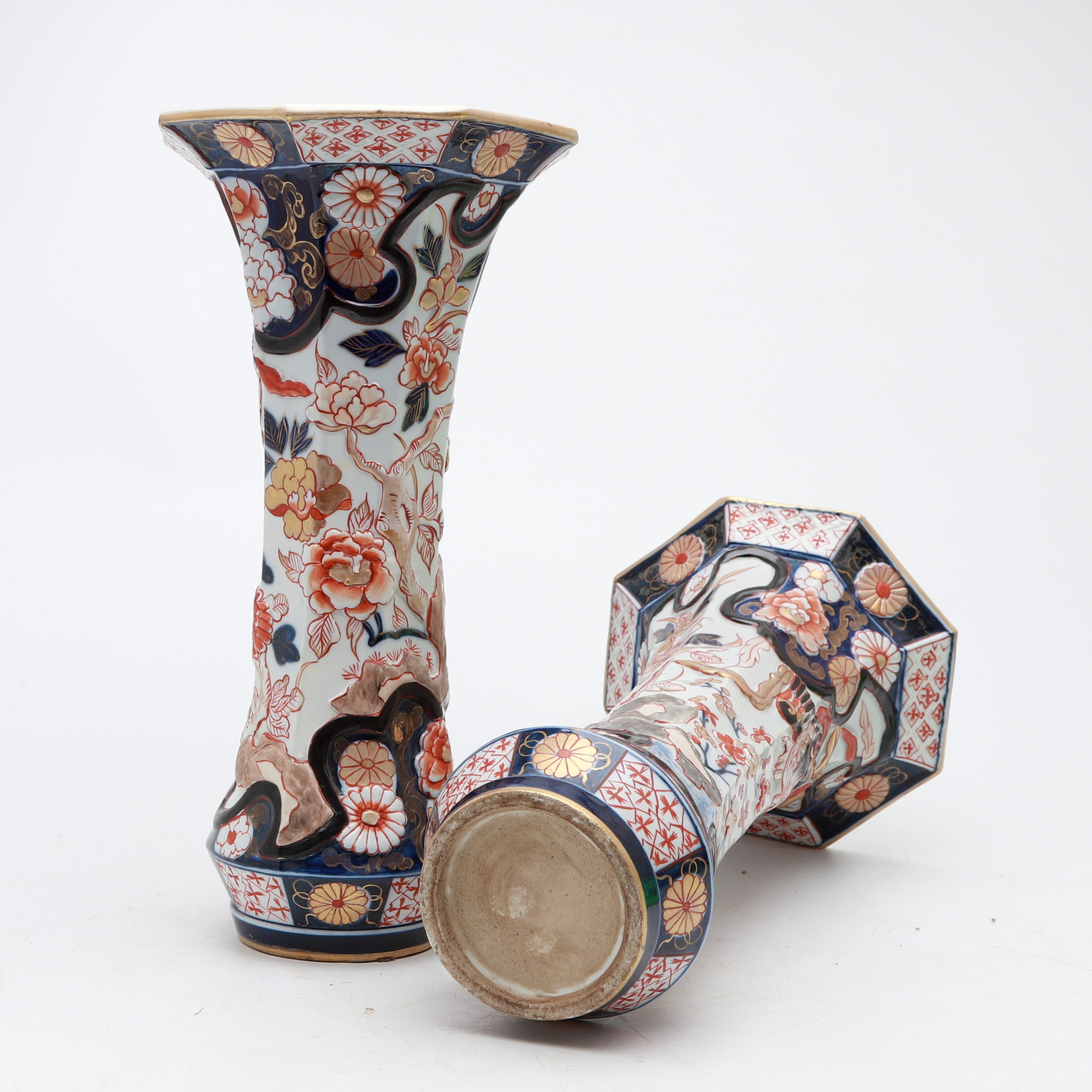 Images for 2269481. Pair of Japanese vases in Imari porcelain