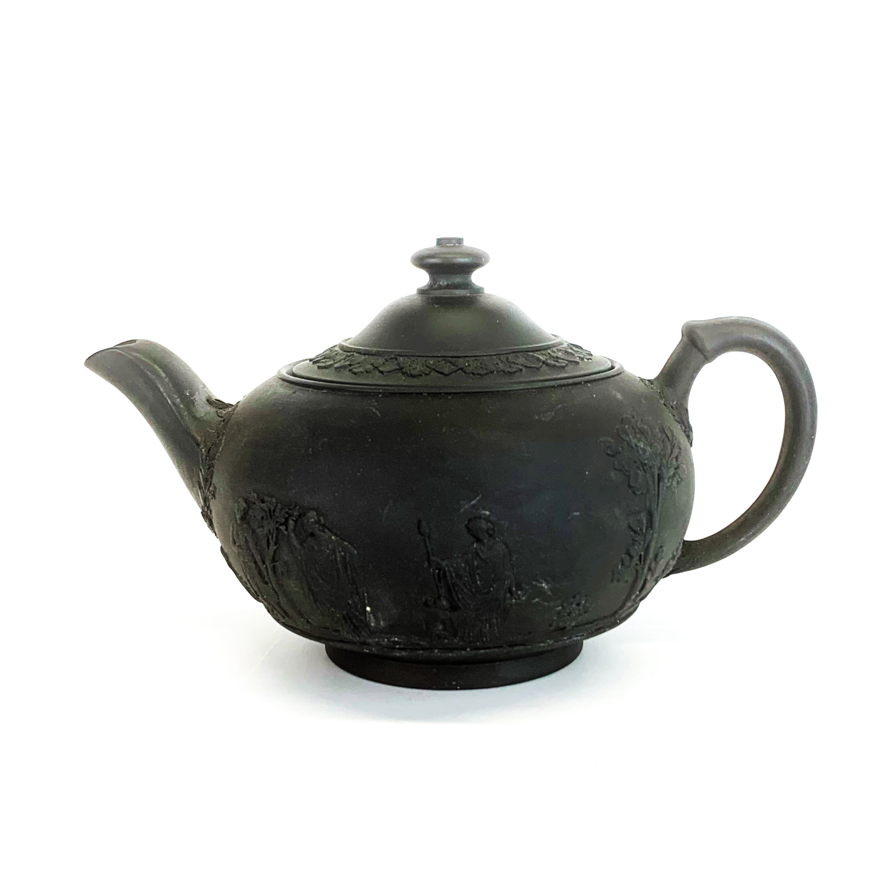 Images for 2274749. WEDGWOOD BLACK BASALT TEAPOT.