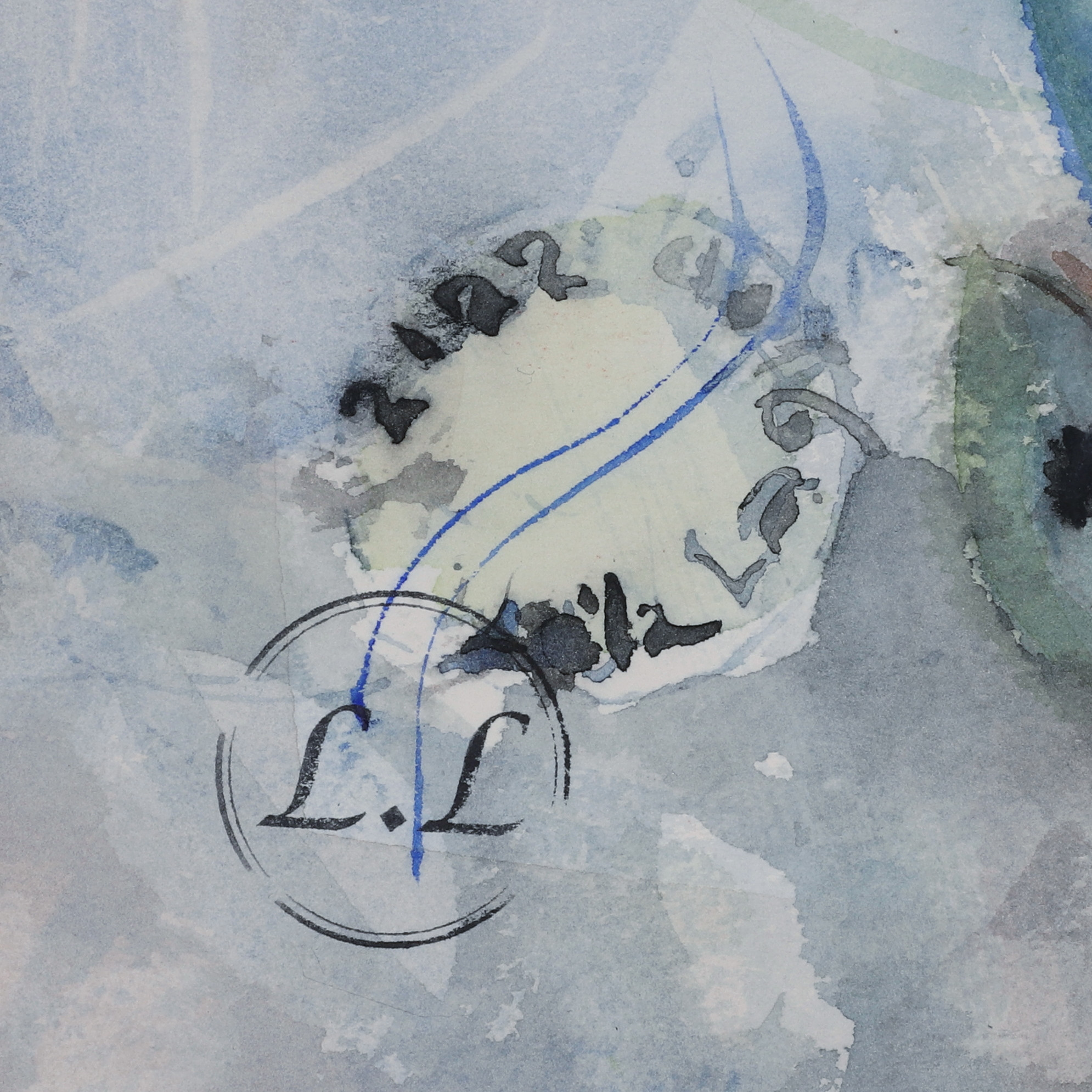 Images For 2274770 LEILA LAGR N LEILA VAN DYKE Watercolor Peacock 