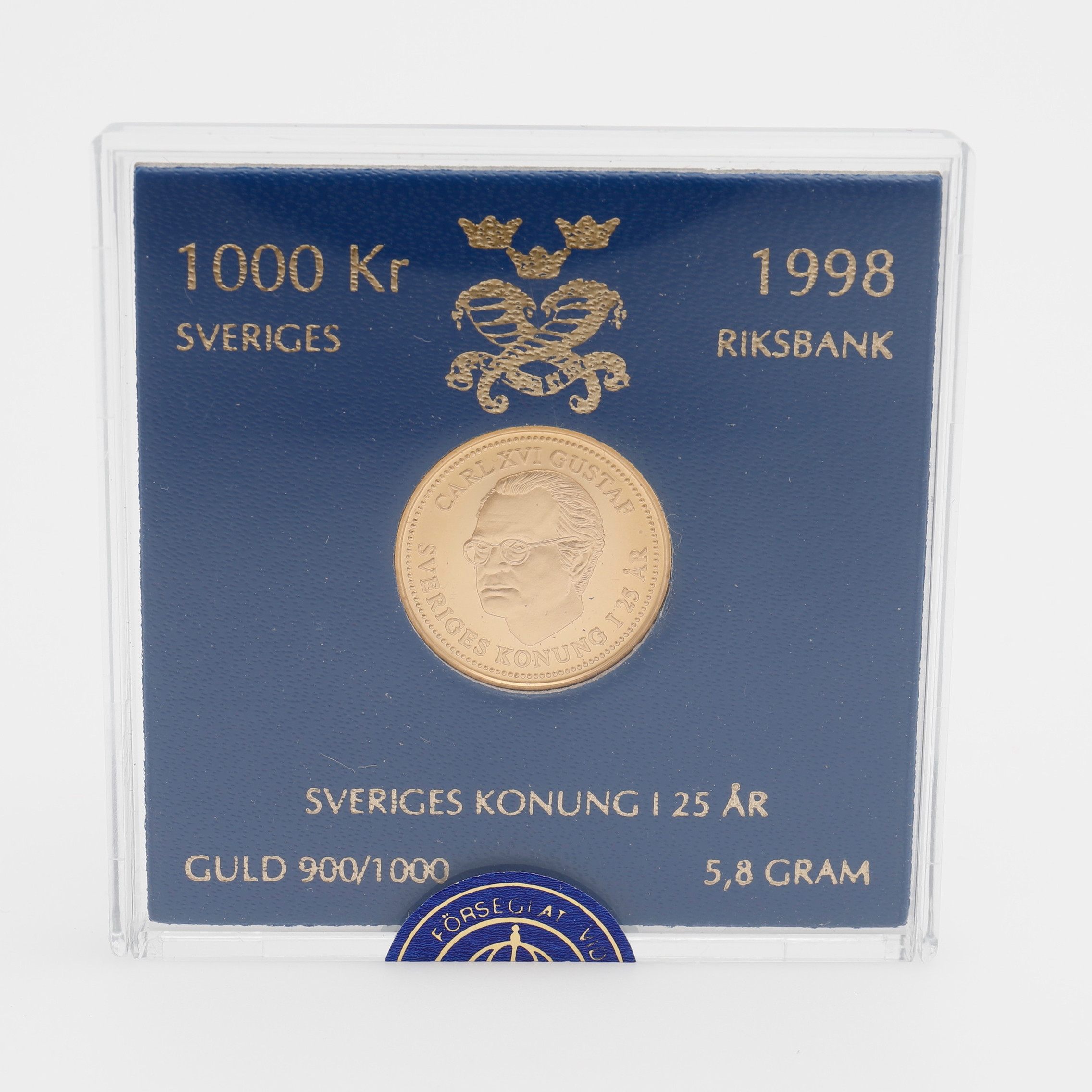 Images For 2288258 GOLD COIN 1000 SEK SWEDEN 1998 Auctionet