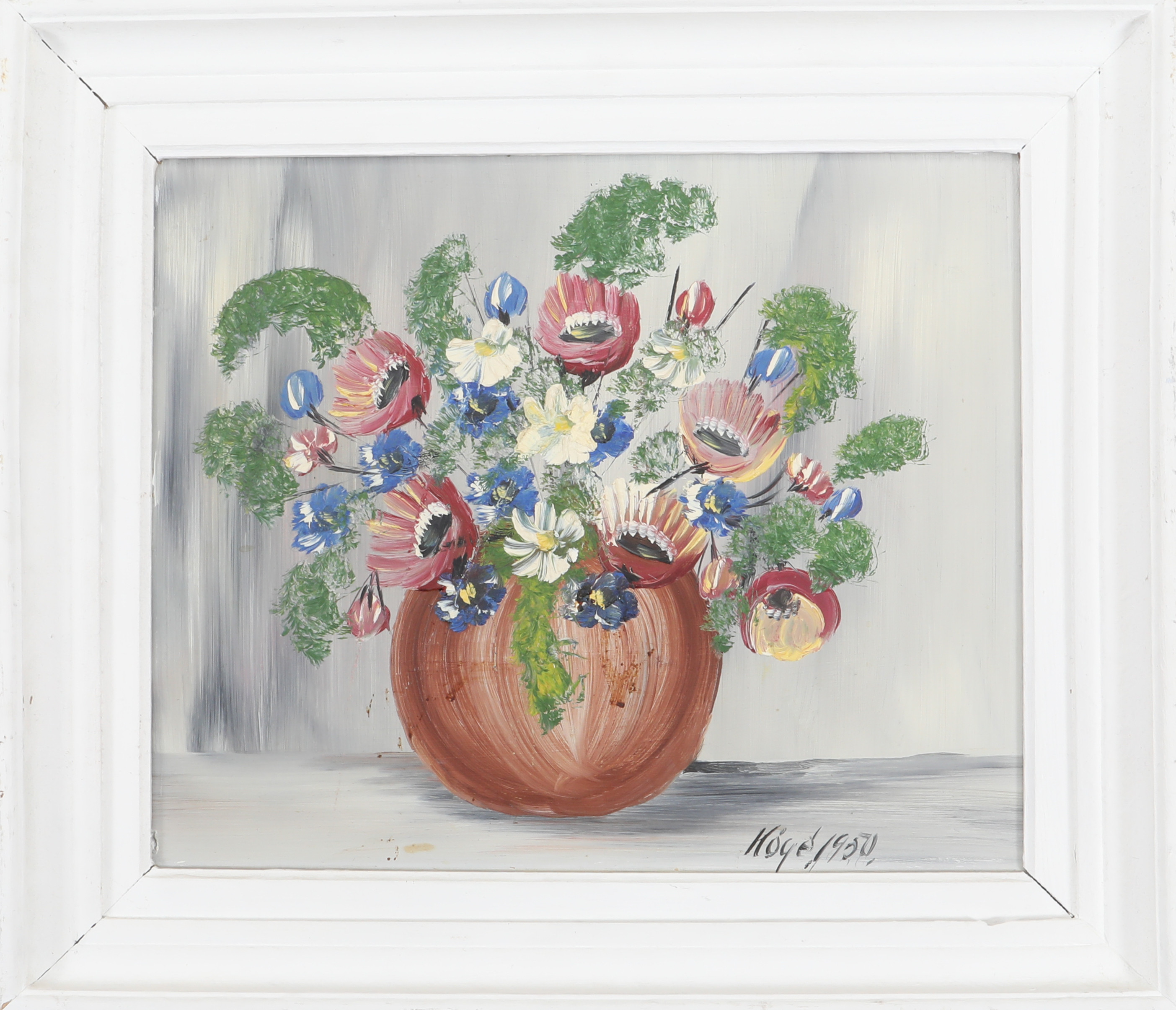 Images for 2299469. KARL GUSTAV HOLMGREN. (ANEMONCALL). oil on Board, signed Kåge and dated