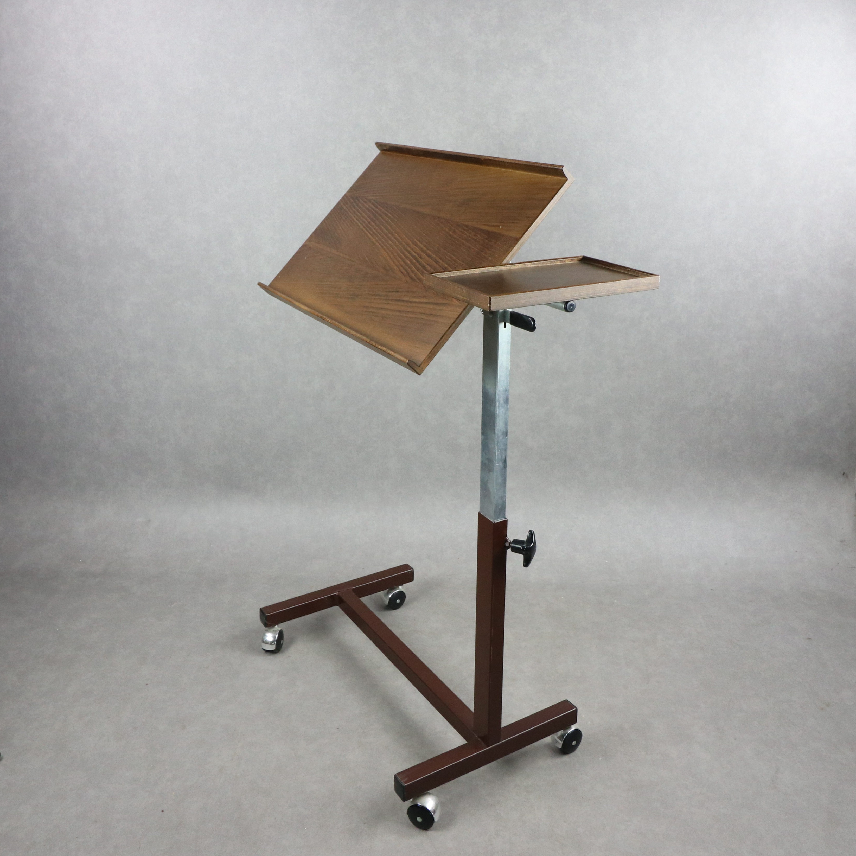 Images for 2312911. WRITING / READING TABLE, adjustable dark stained