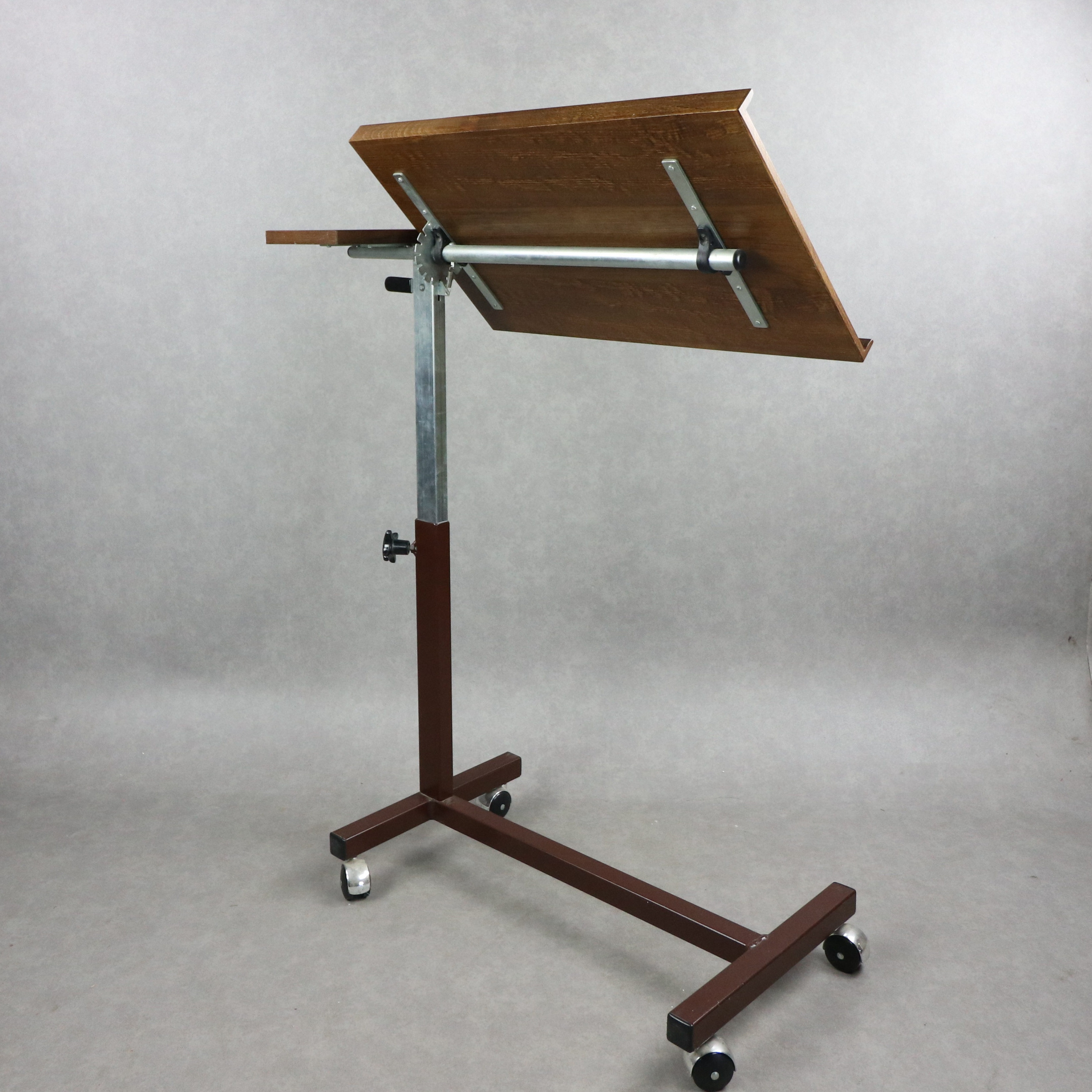 Images for 2312911. WRITING / READING TABLE, adjustable dark stained ...