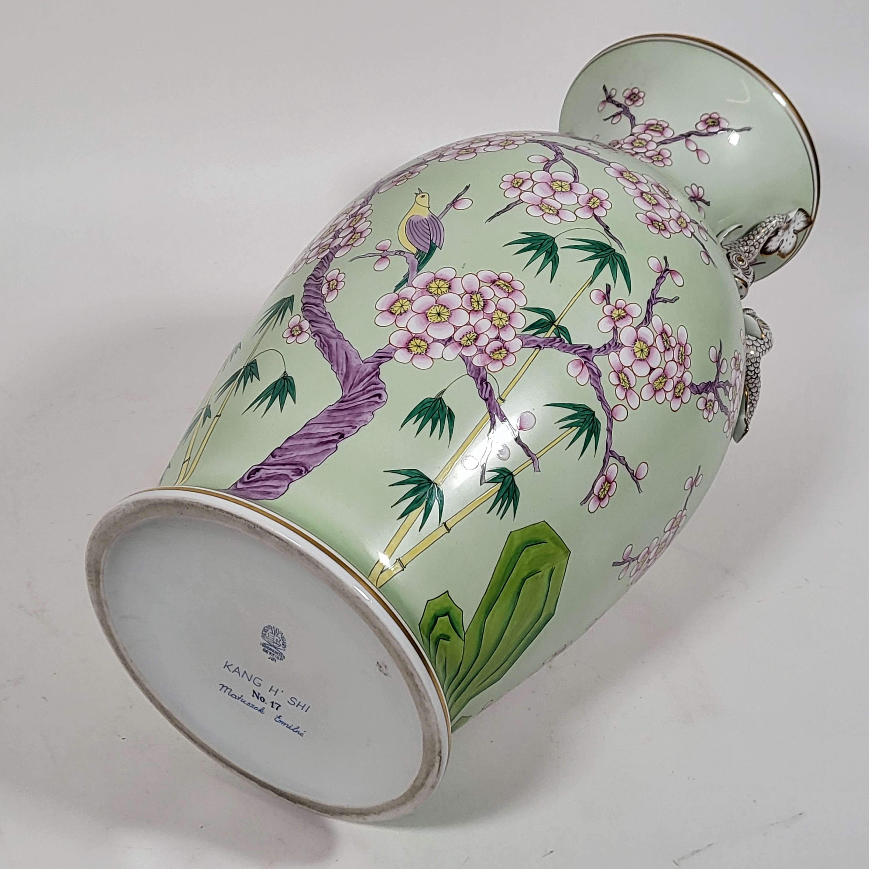 Images for 2337820. ORIENTAL STYLE VASE, HERENDHUNGARY HAND PAINTED