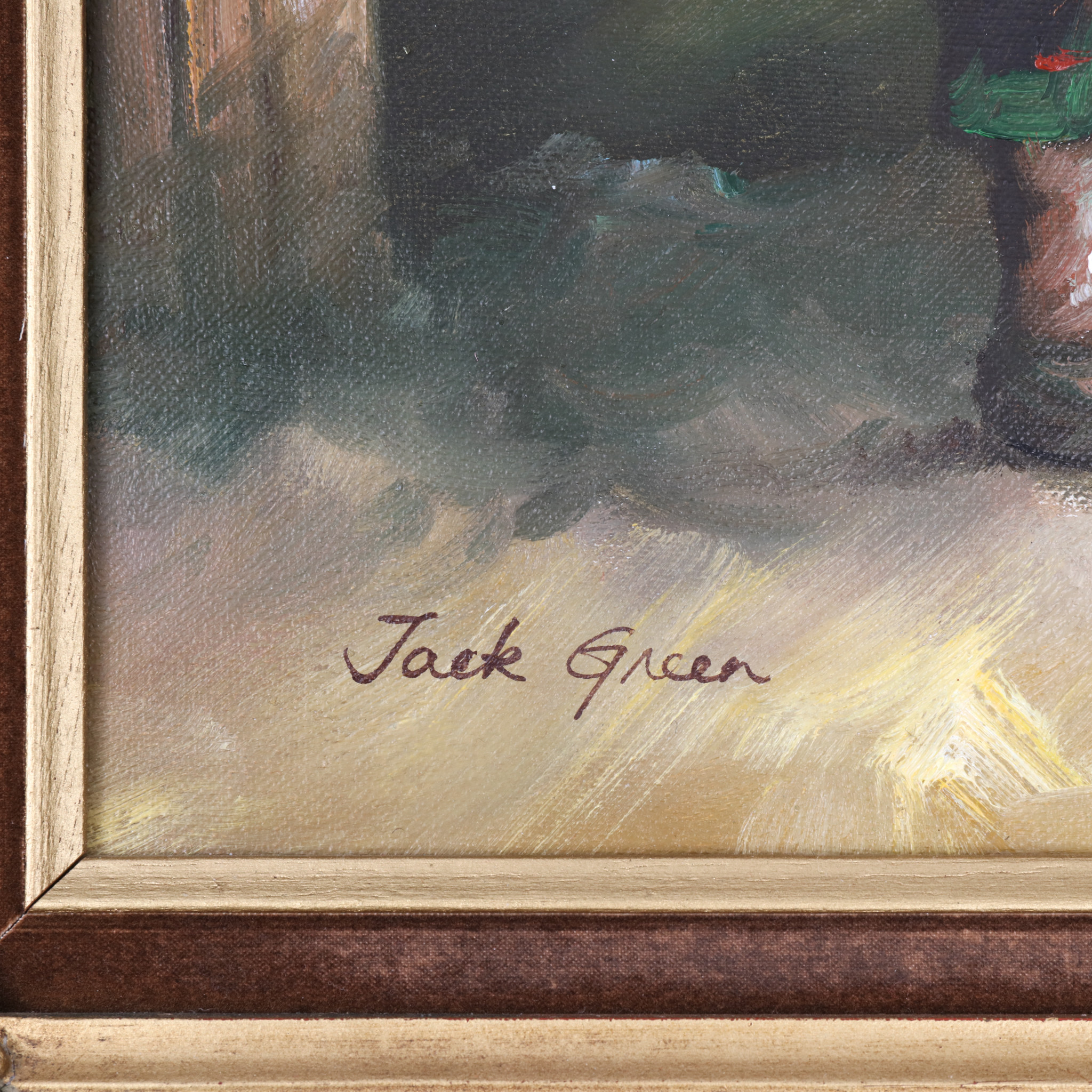 Images for 2351320. JACK GREENE. , oil on canvas, signed.