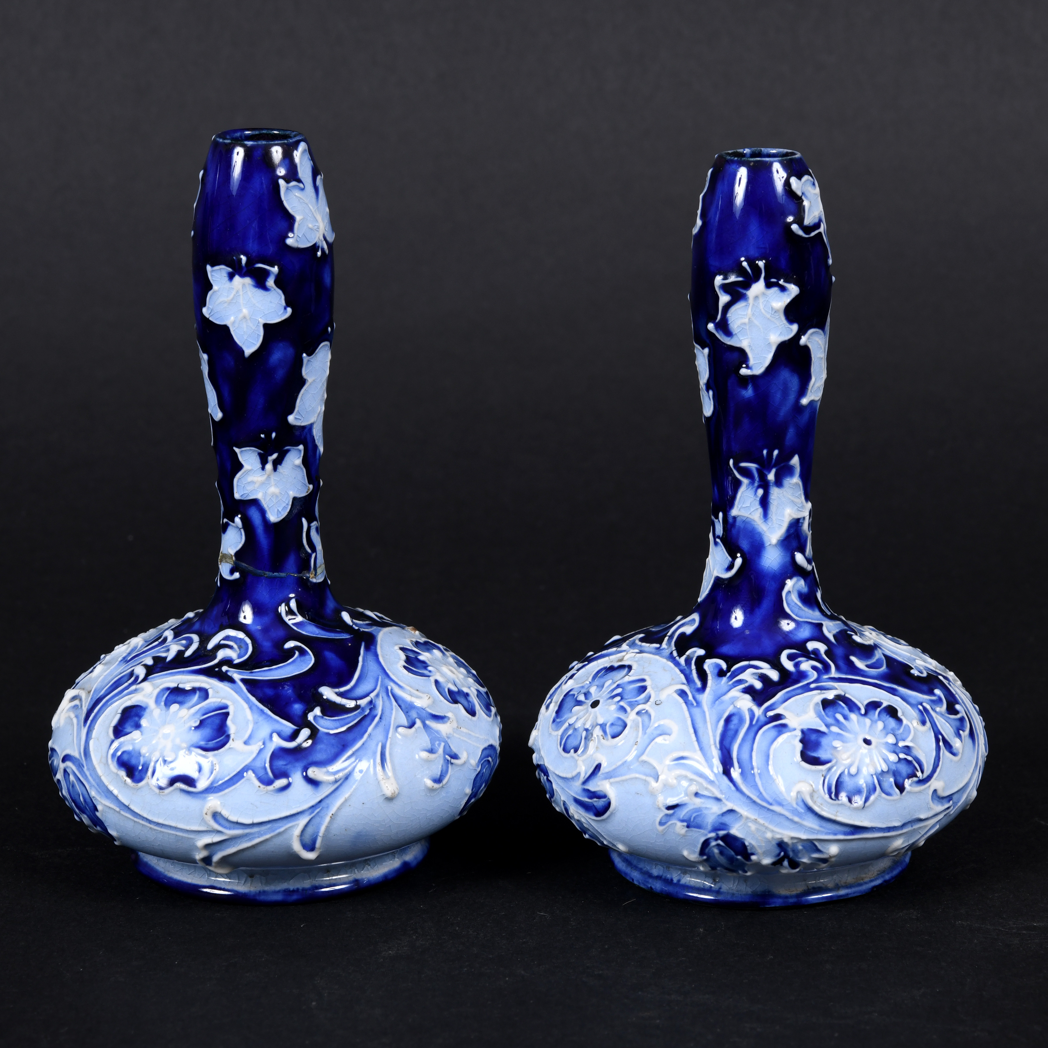 Images for 2358016. PAIR OF MACINTYRE FLORIAN VASES MOORCROFT