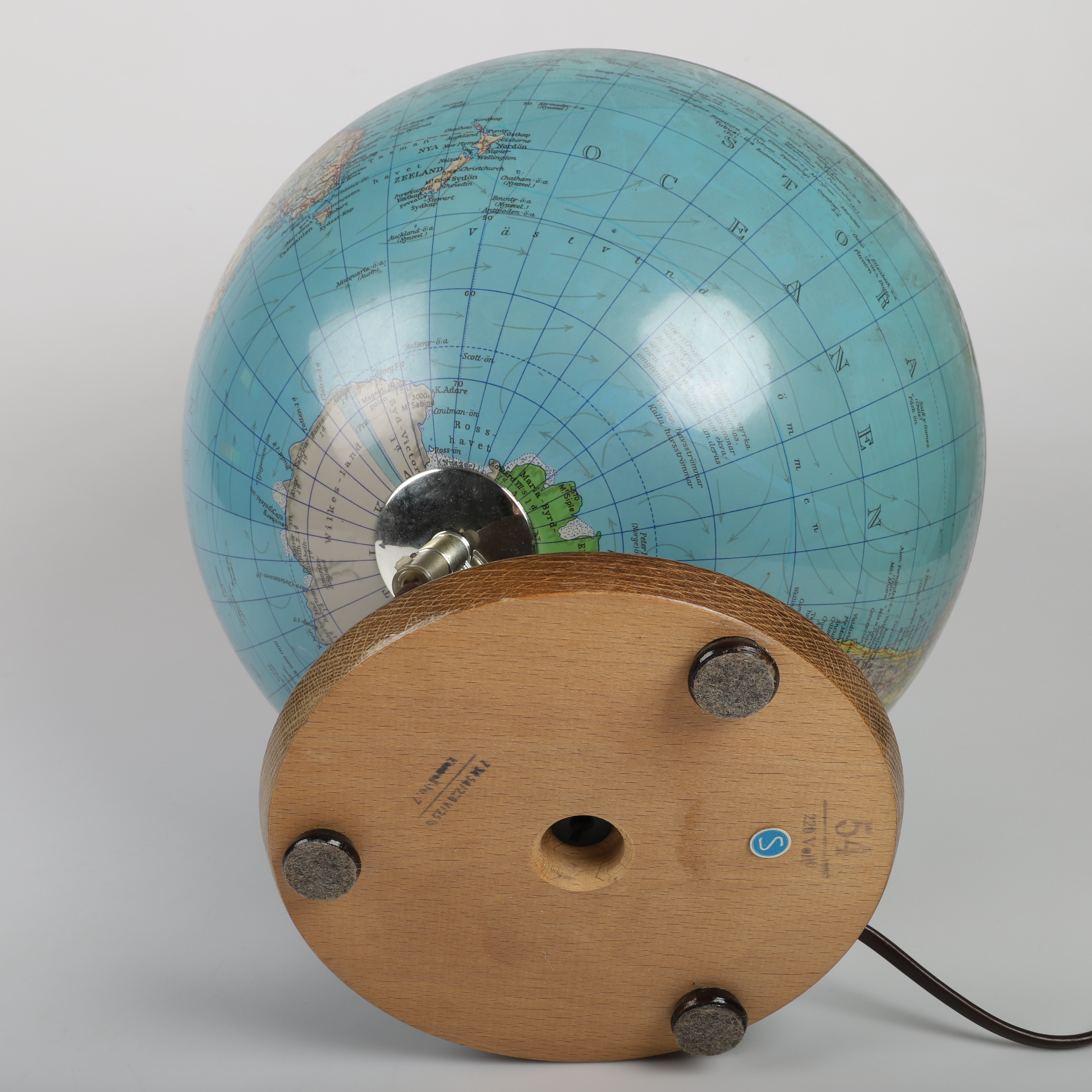 Images for 2365038. GLOBE with lighting, plastic/wood, Columbus Globe, Duplex, Ivar Asp