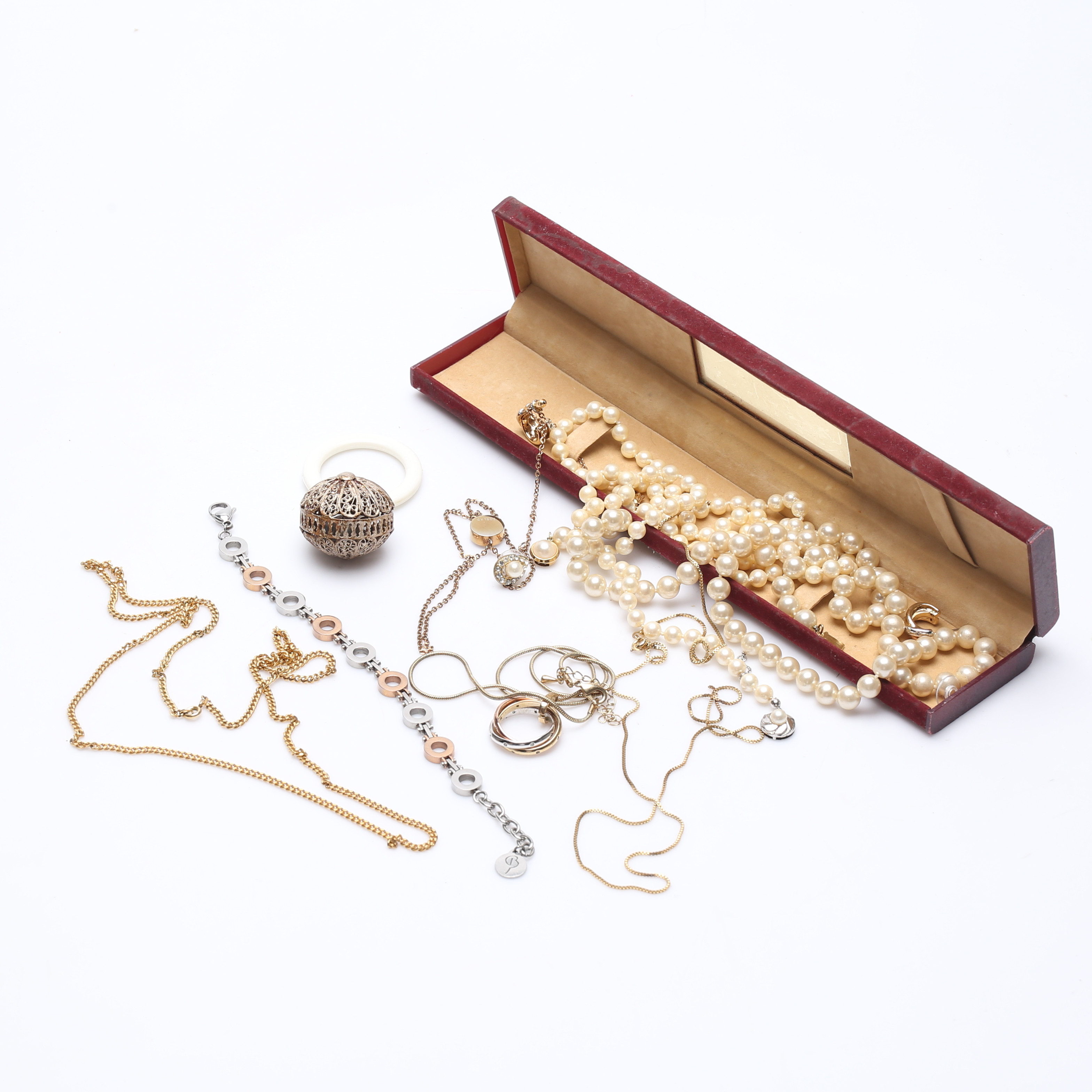 Images for 2369934. JEWELRY AND JEWELERY AND RATTLES, possibly silver