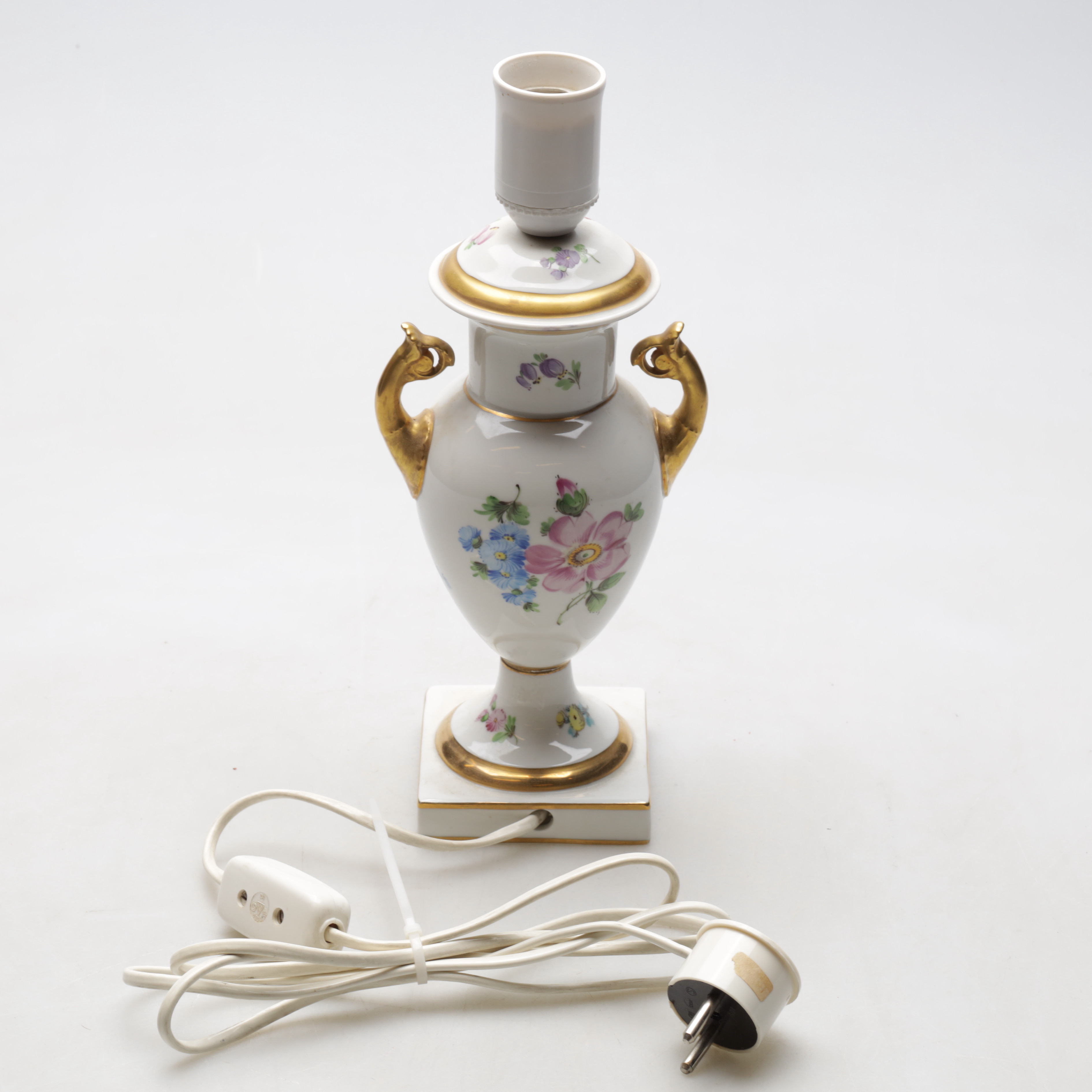 Images for 2374992. TABLE LAMP. Porcelain, Dresden, mid 20th century