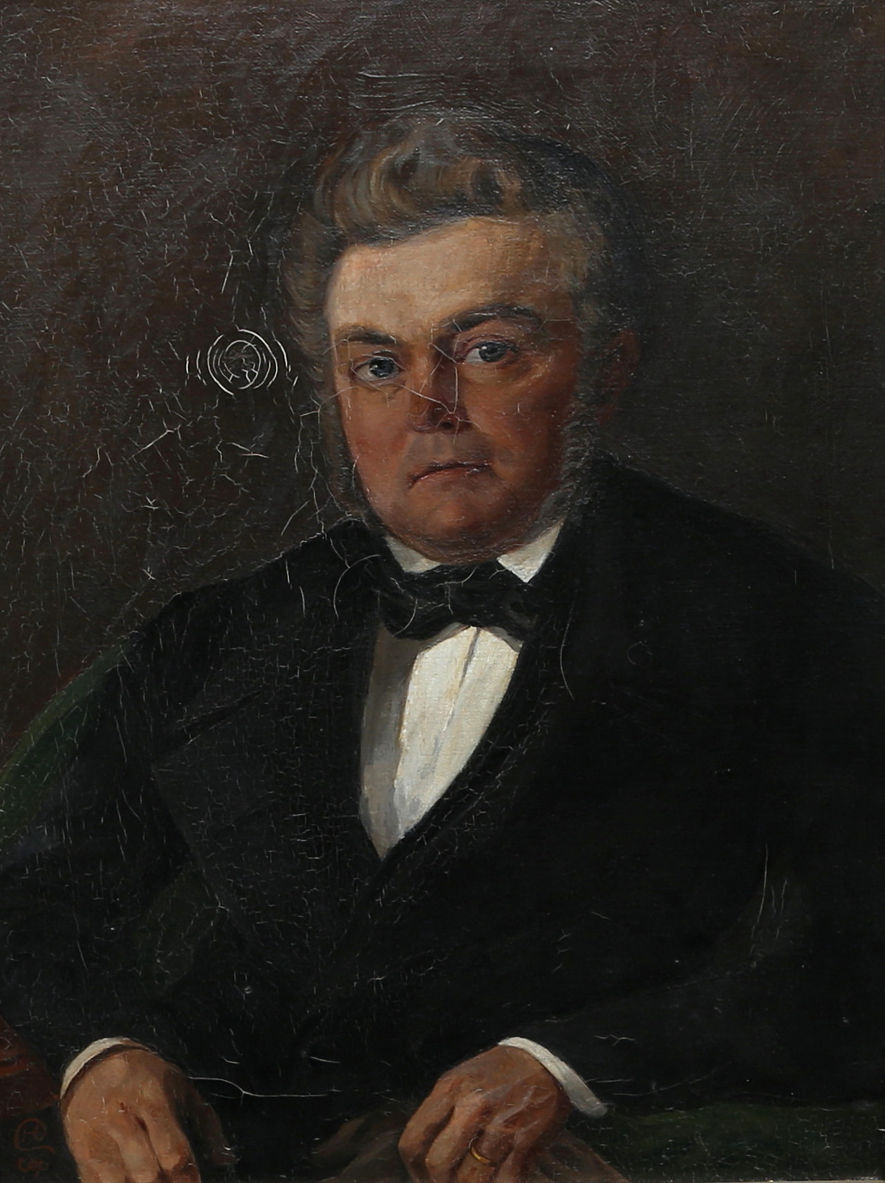 Images for 2377942. OIDENTIFIERAD KONSTNÄR. Portrait with Immanuel