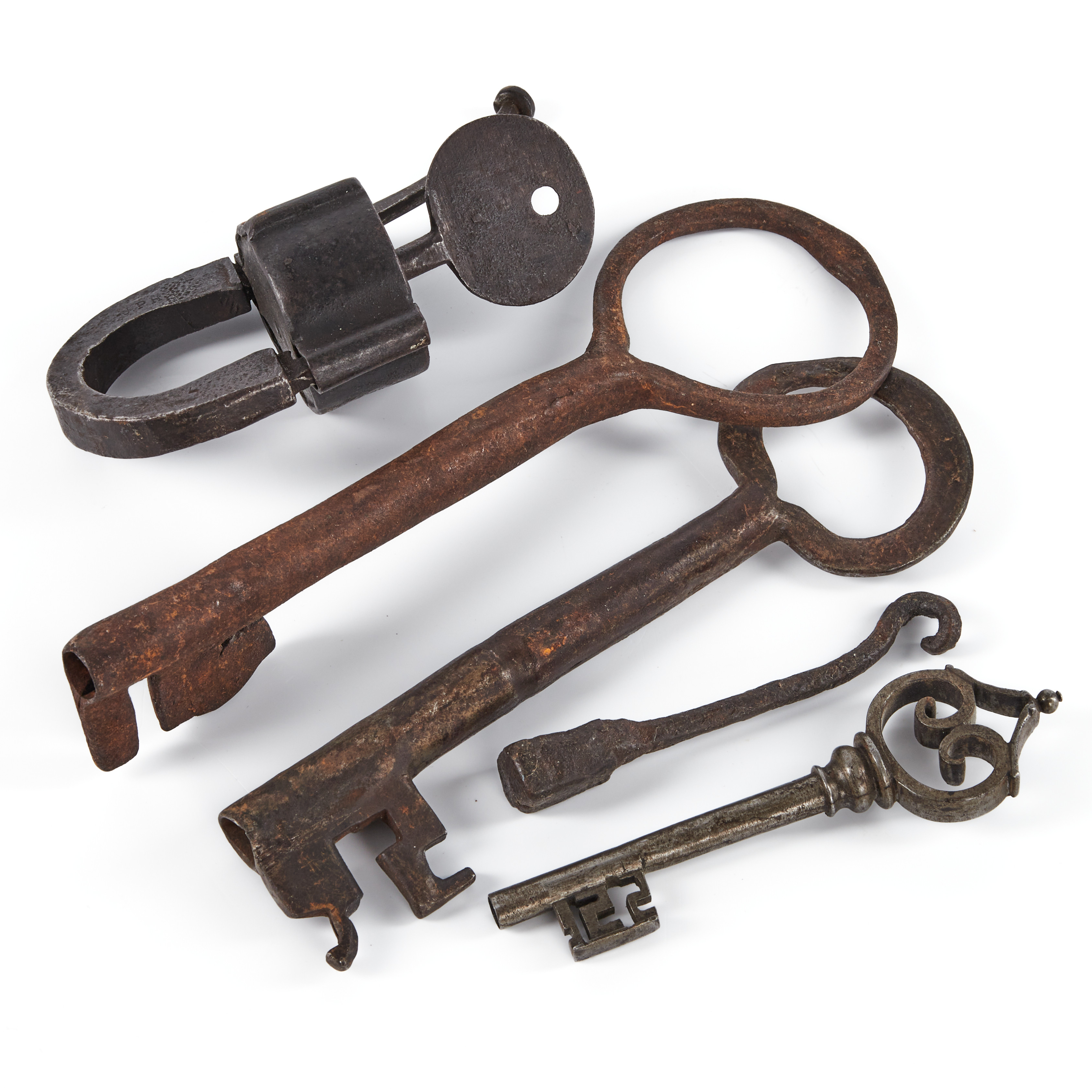 Images for 2380763. POLHEM LOCK, KEYS, 5 parts, steel and wrought iron