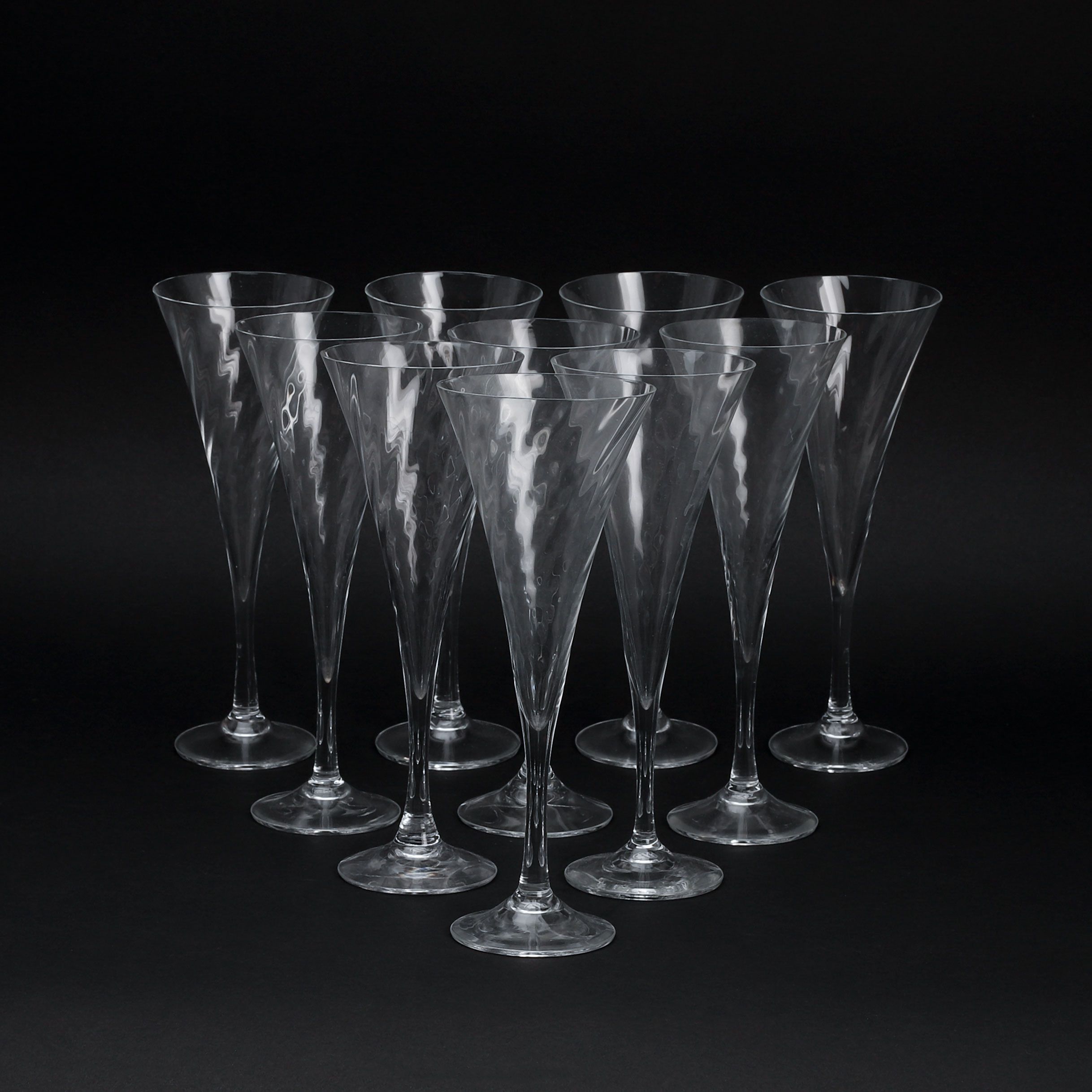 Images for 2400712. GUNNAR CYRÉN. Champagne glasses, 10 pcs, "Helena