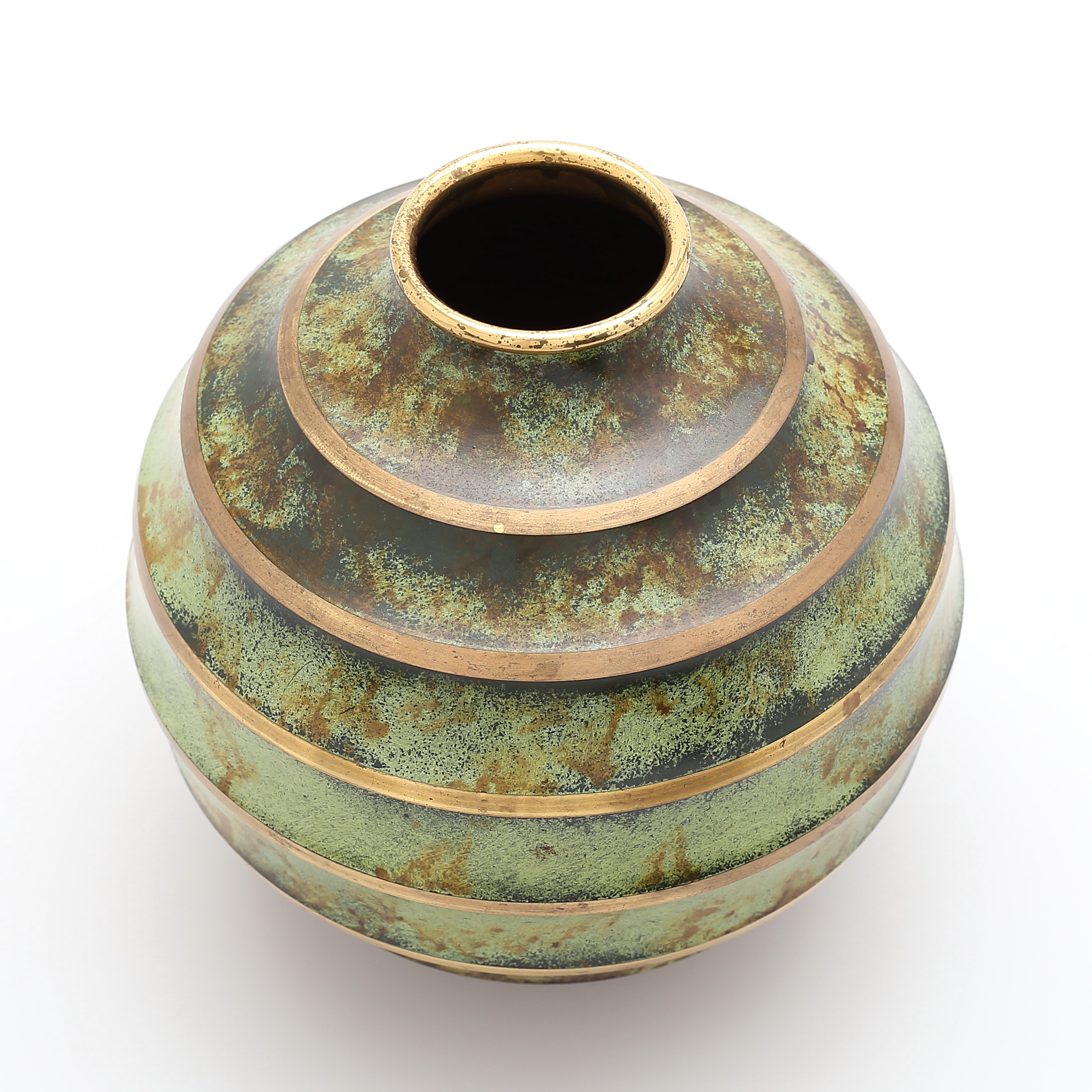 Images for 2410462. VAS, bronze patinated yellow metal, Art Deco, circa