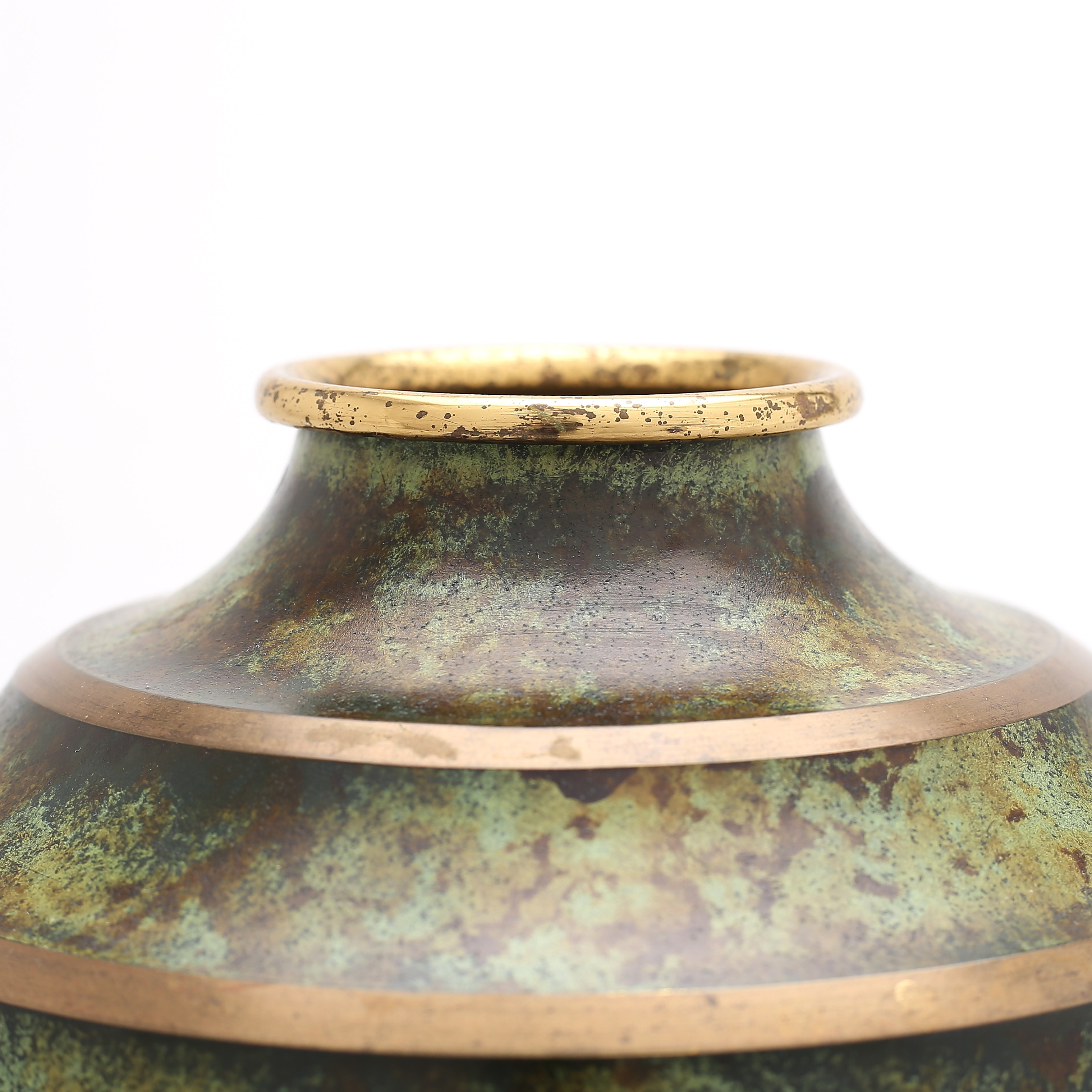 Images for 2410462. VAS, bronze patinated yellow metal, Art Deco, circa