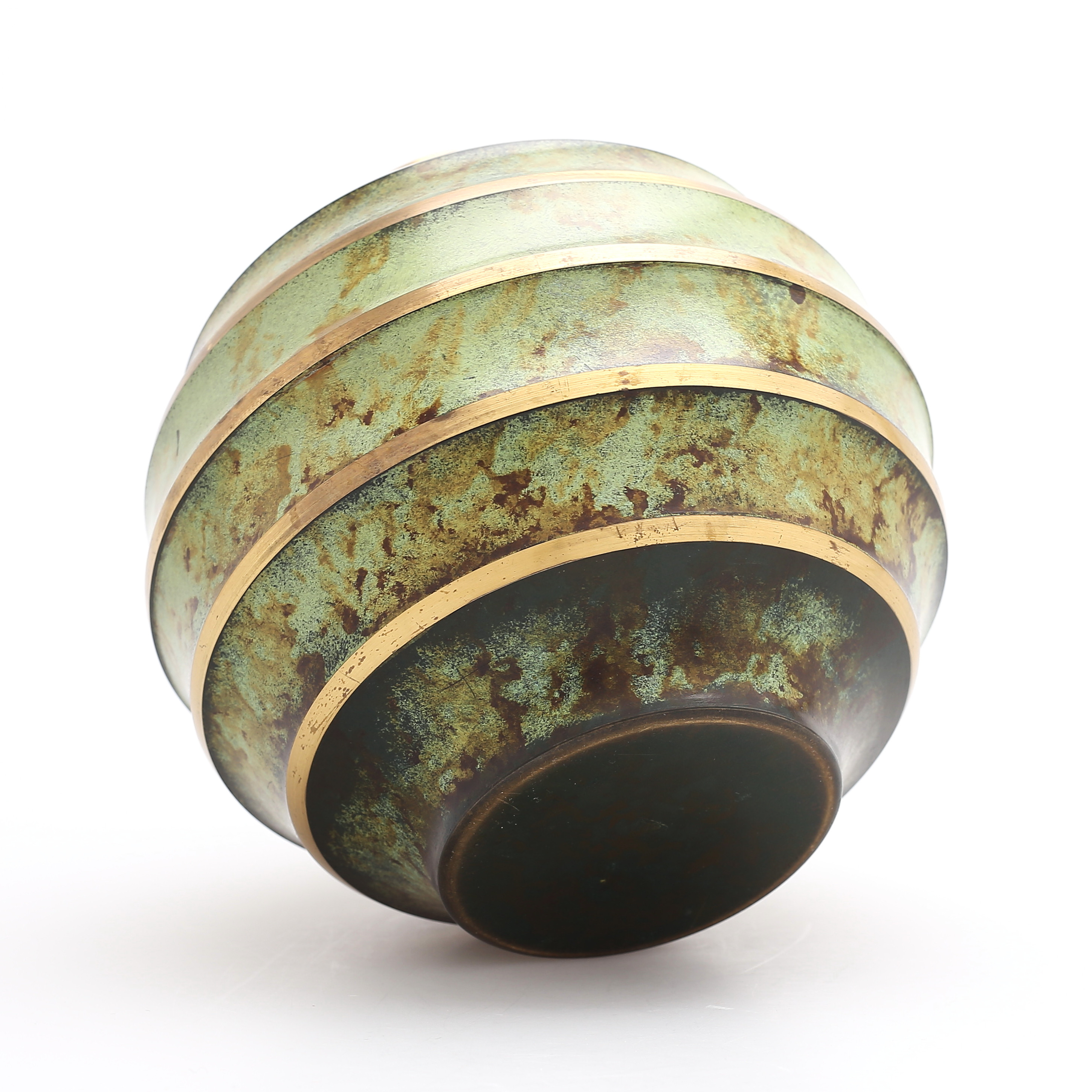 Images for 2410462. VAS, bronze patinated yellow metal, Art Deco, circa