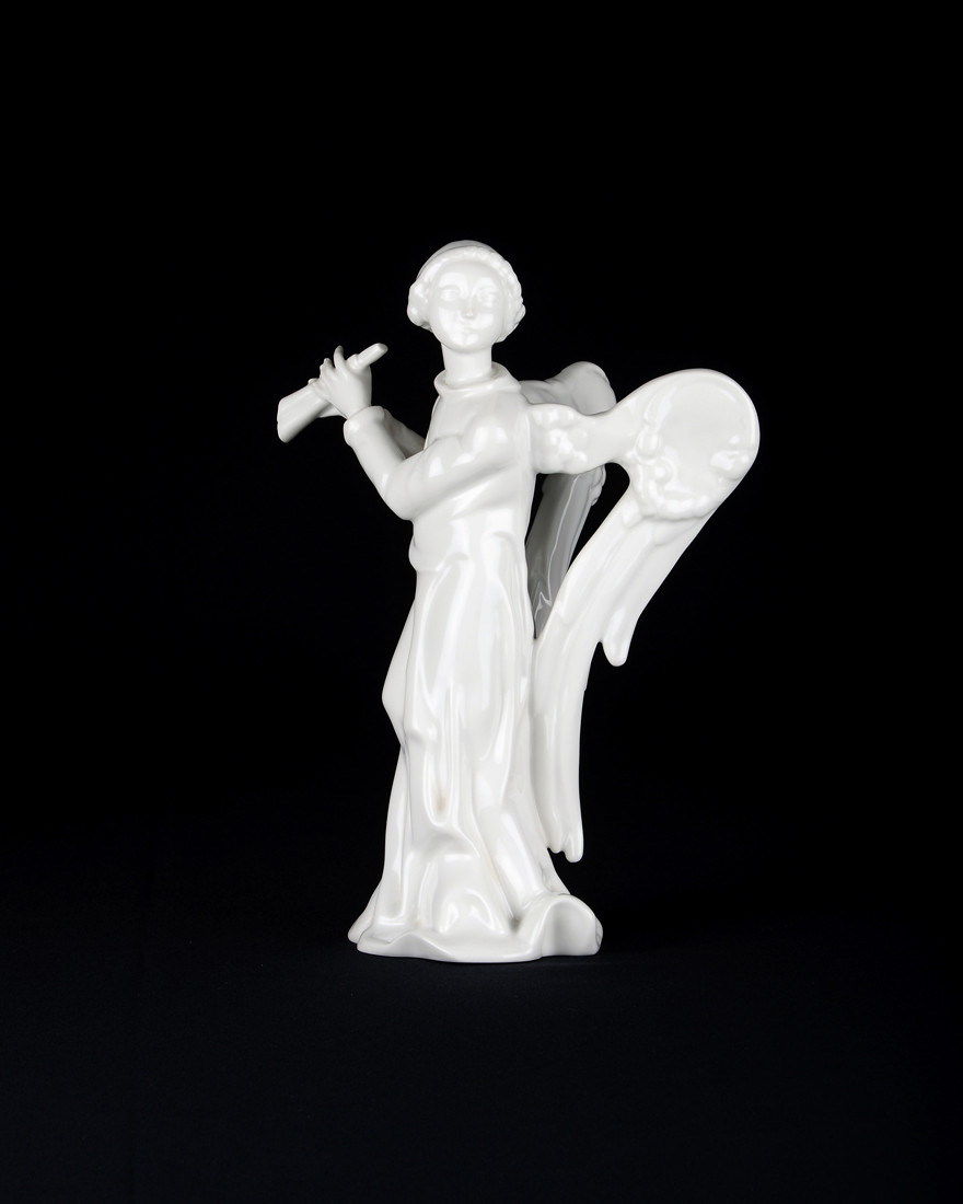 Images for 2418917. KÖNIGLICHE PORZELLAN MANUFAKTUR BERLIN. Angel with shawm. Design Ruth