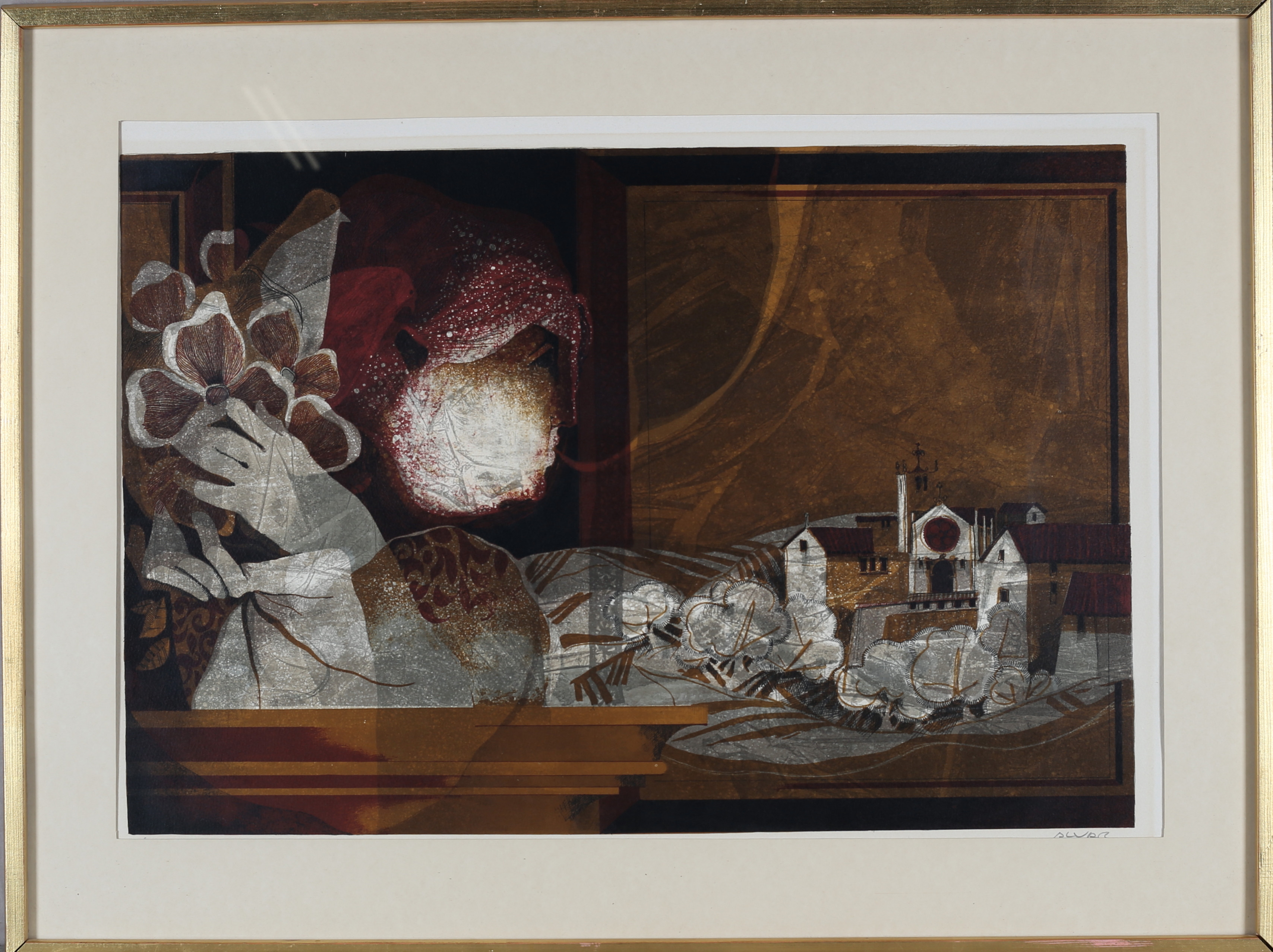 Images for 2428832. ALVAR SUÑOL. Color lithographs, 2 pieces, signed