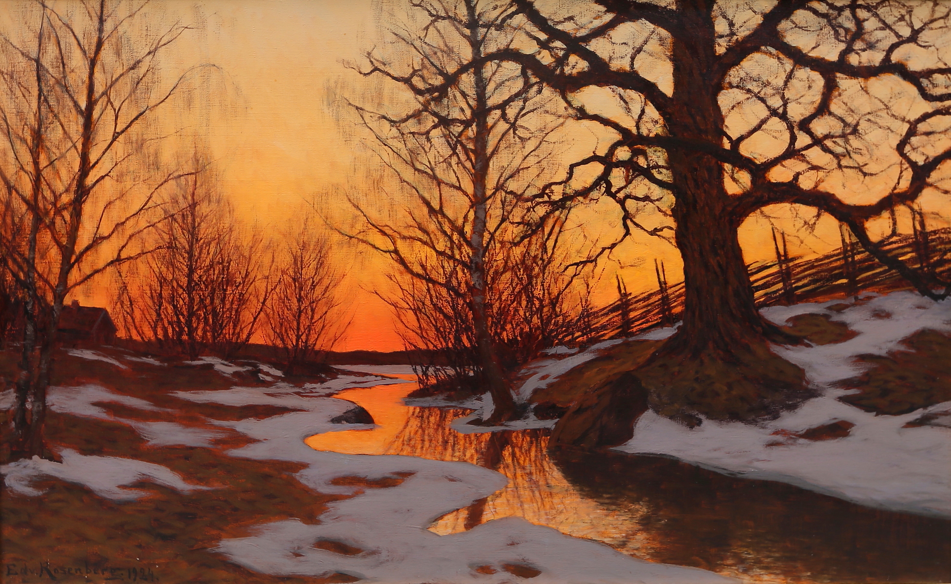 Images for 2445295. EDWARD AXEL ROSENBERG(1858-1934). oil on canvas ...