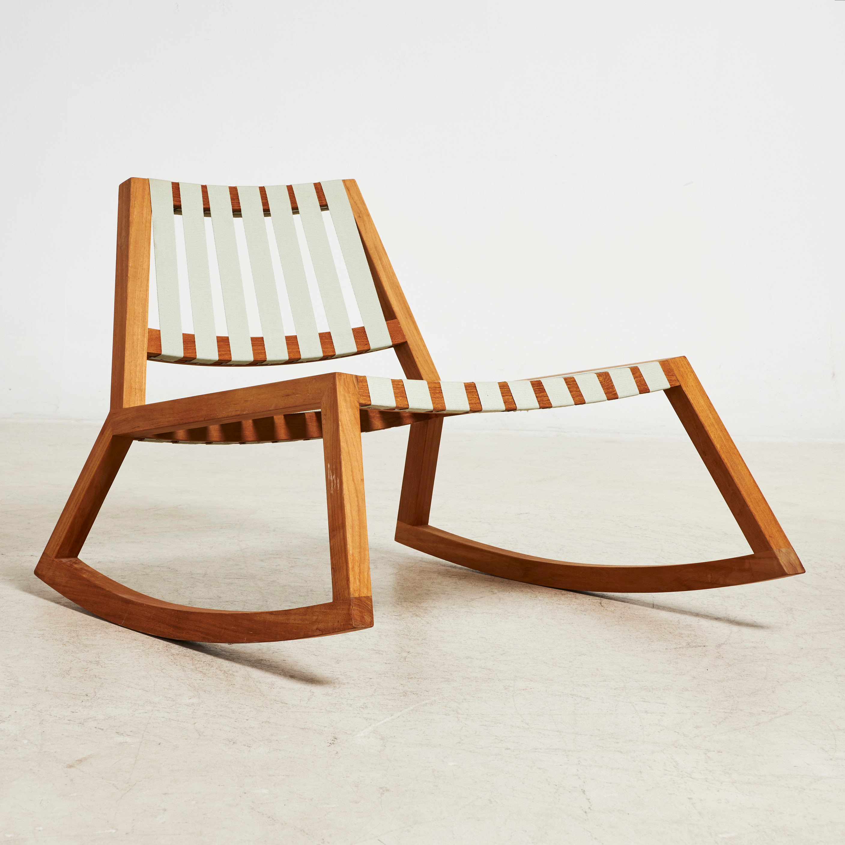 Images for 2445754. SKAGERAK, "Sway", rocking chair, teak with textile