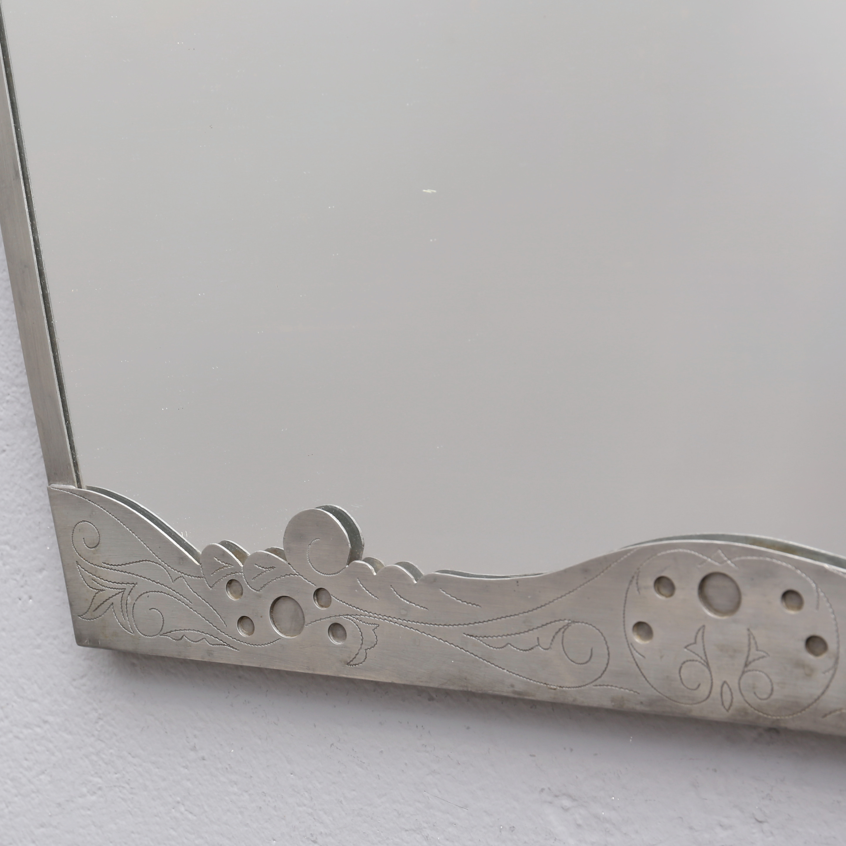 Images for 2448816. MIRROR, pewter, art deco, C. A. Mattinsson