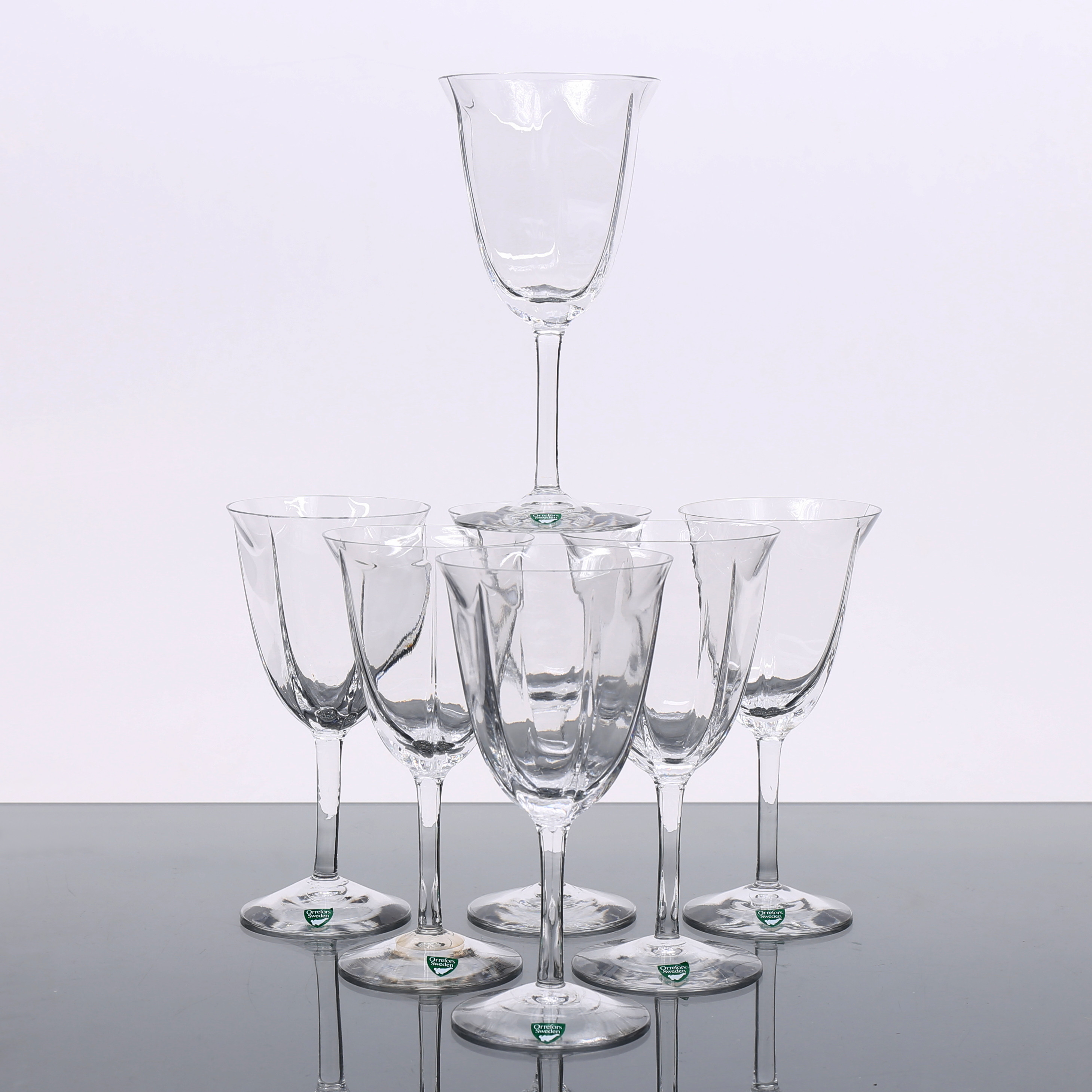 Images for 2459706. WINE GLASS, 7 pcs, "Maja", Eva Englund, Orrefors