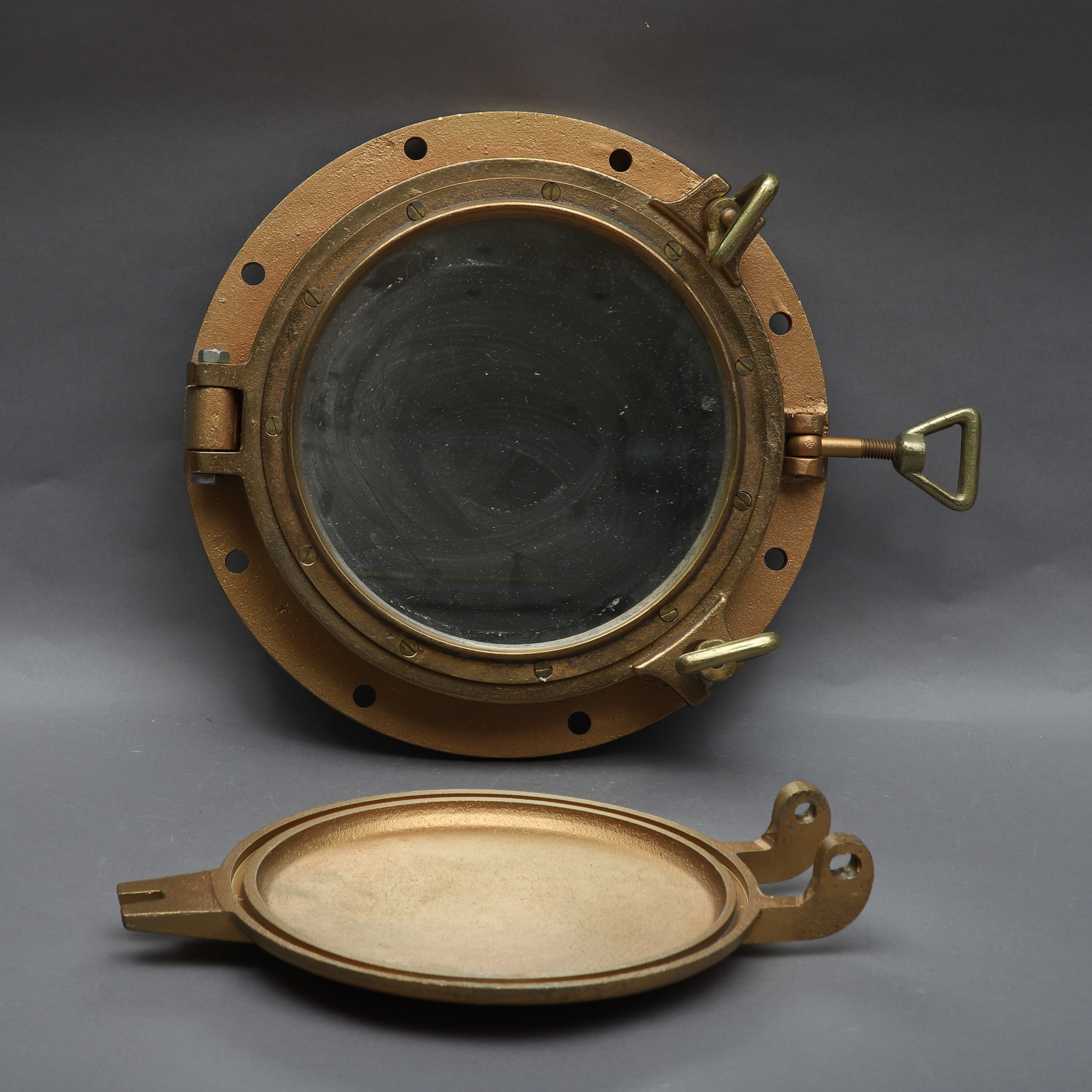 Images for 2463025. MIRROR, boat/cabin hatch, metal/glass.