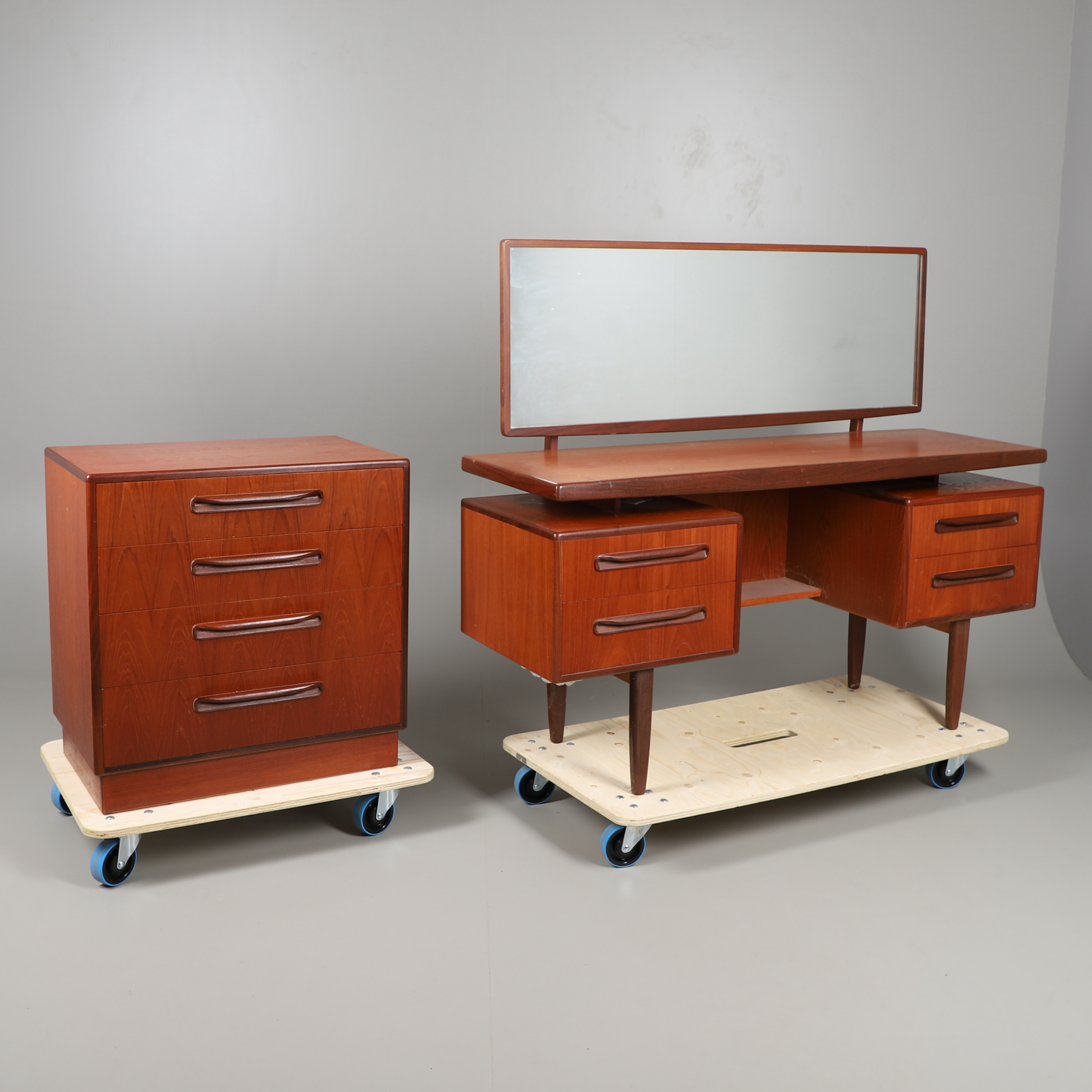 Images for 2473598. A MID CENTURY GPLAN TEAK DRESSING TABLE AND