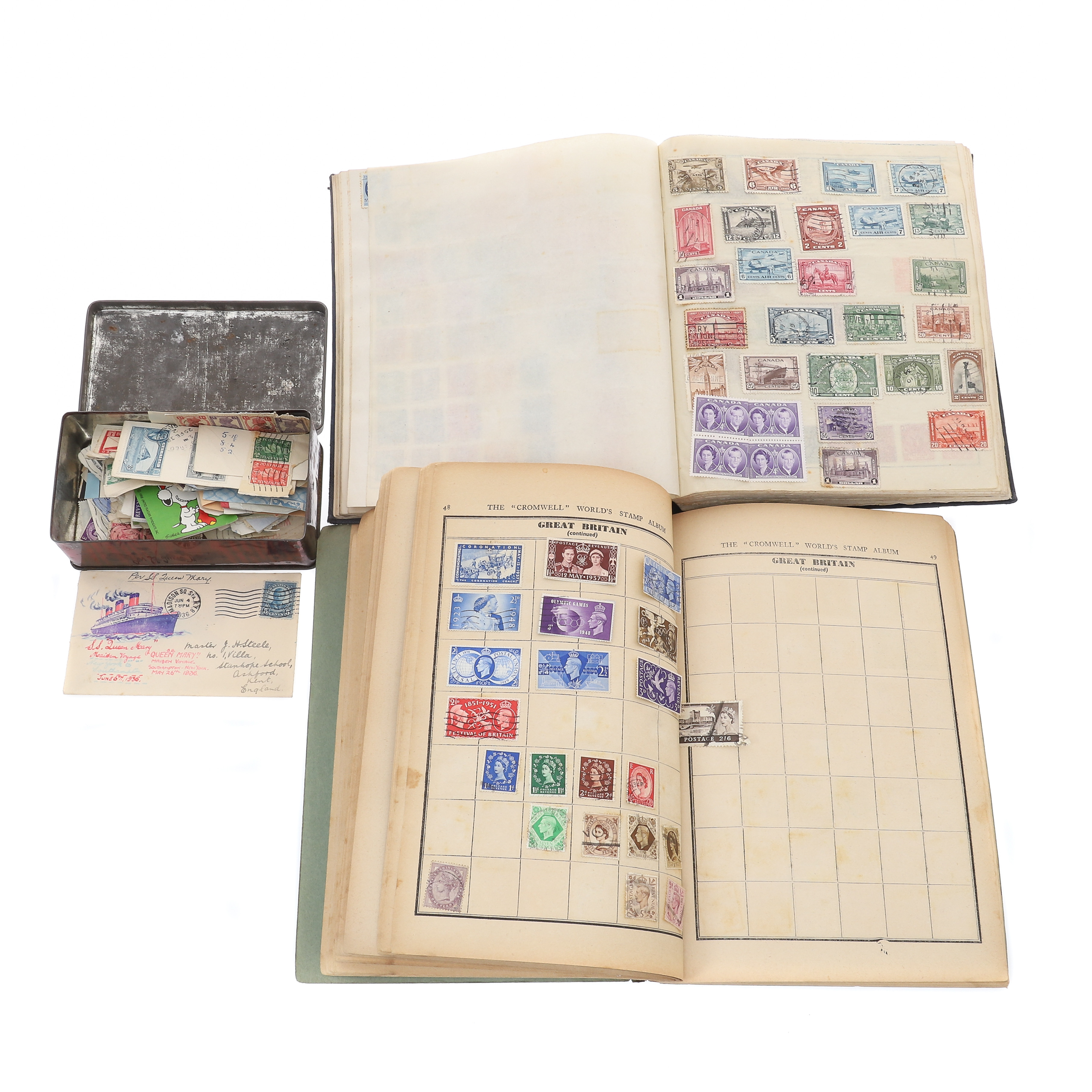 Images for 2487737. THE CENTURION STAMP ALBUM CONTAINING AN ALLWORLD