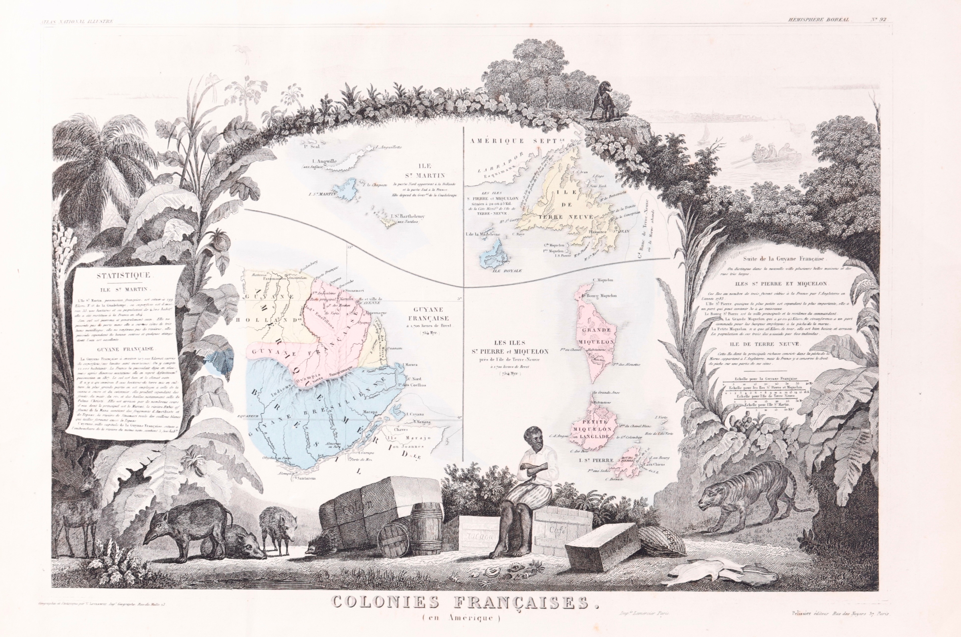 Images for 2511955. COLOR LITHOGRAPHIC PRINT, Colonies Françaises En ...