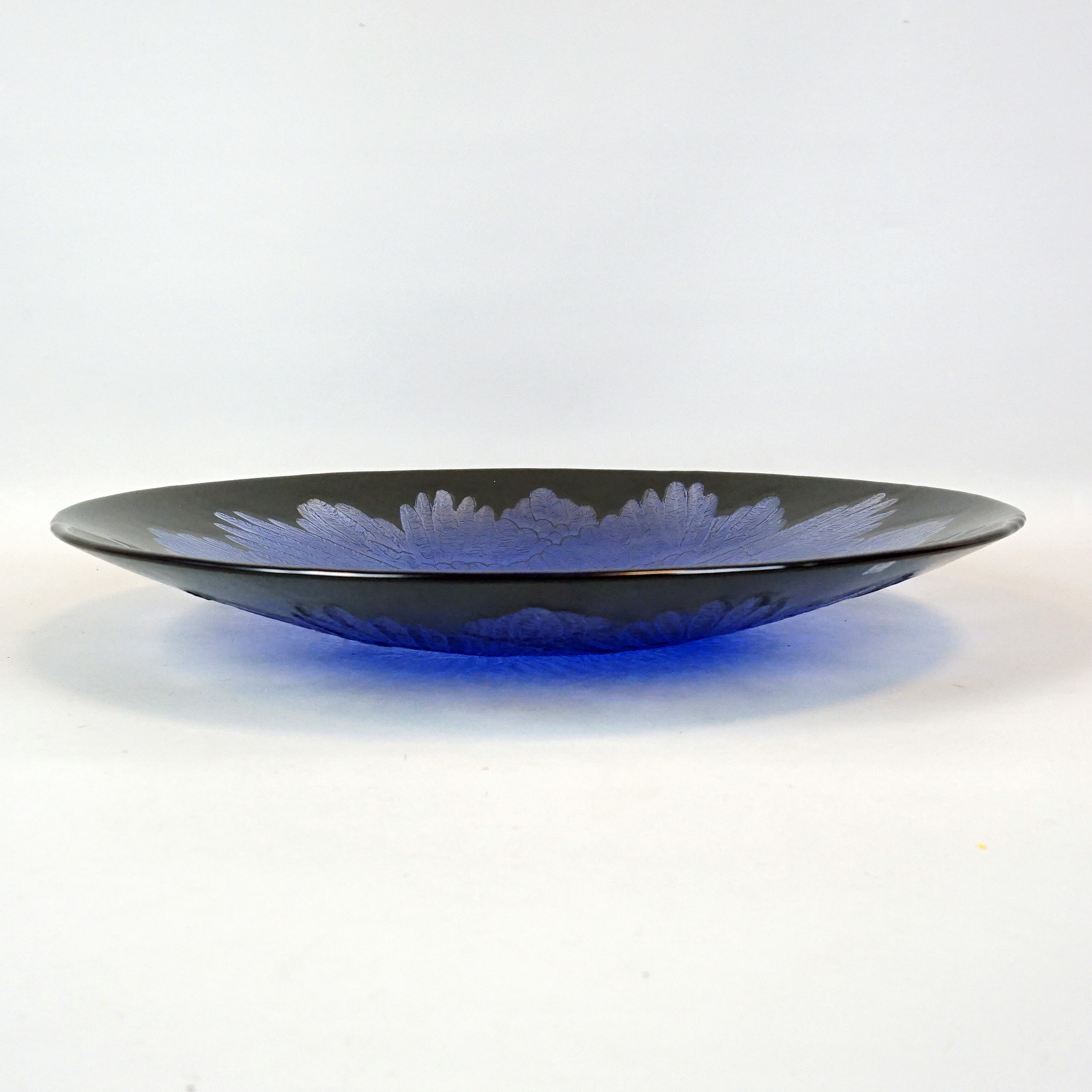 MATS JONASSON, Målerås, fat, glas. Glas Konstglas