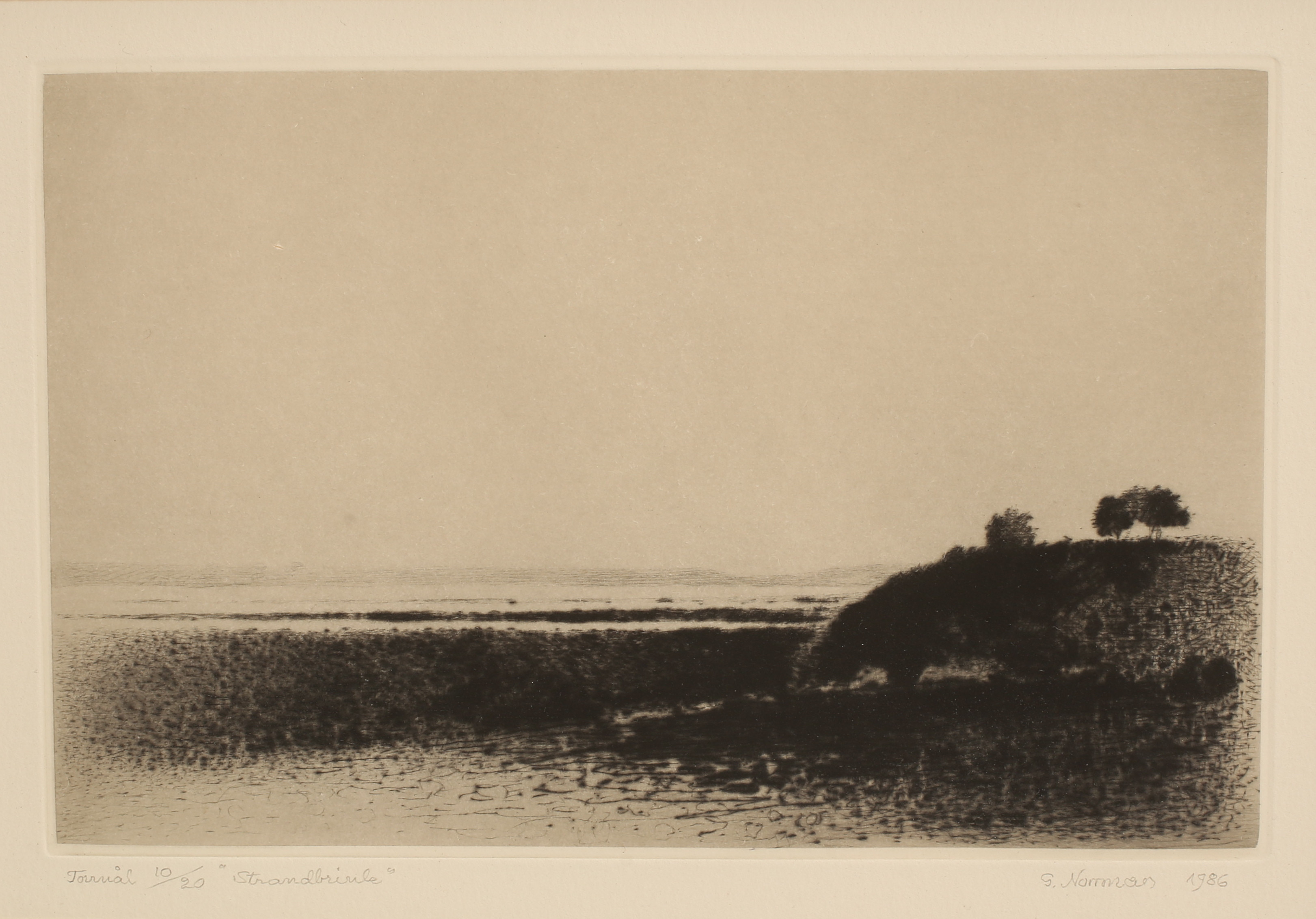 Images for 2518621. GUNNAR NORRMAN. Dry pin, "Strandbrink", signed and ...