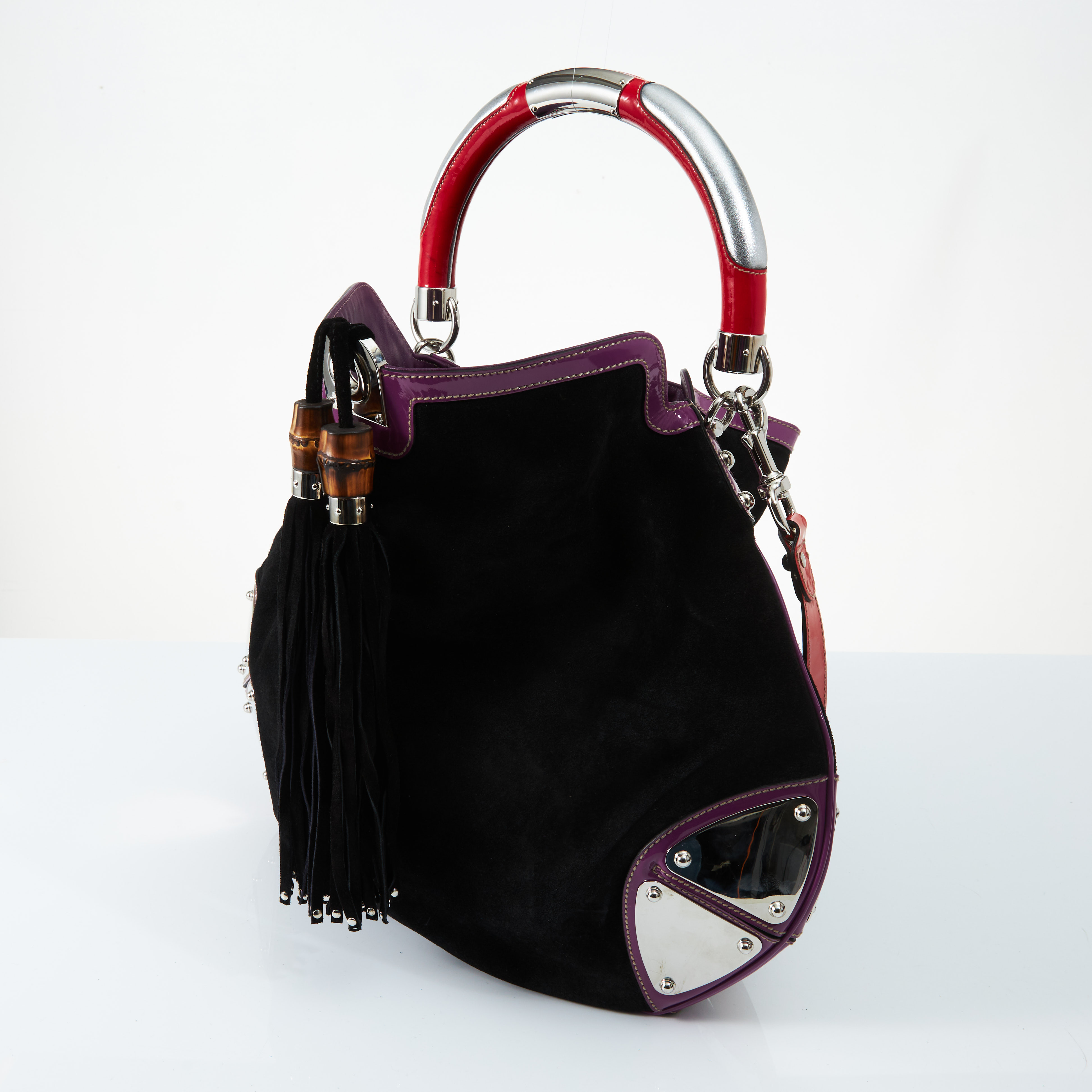 Images for 2525691. GUCCI, "Indy", hobo bag, black mocca, details in ...