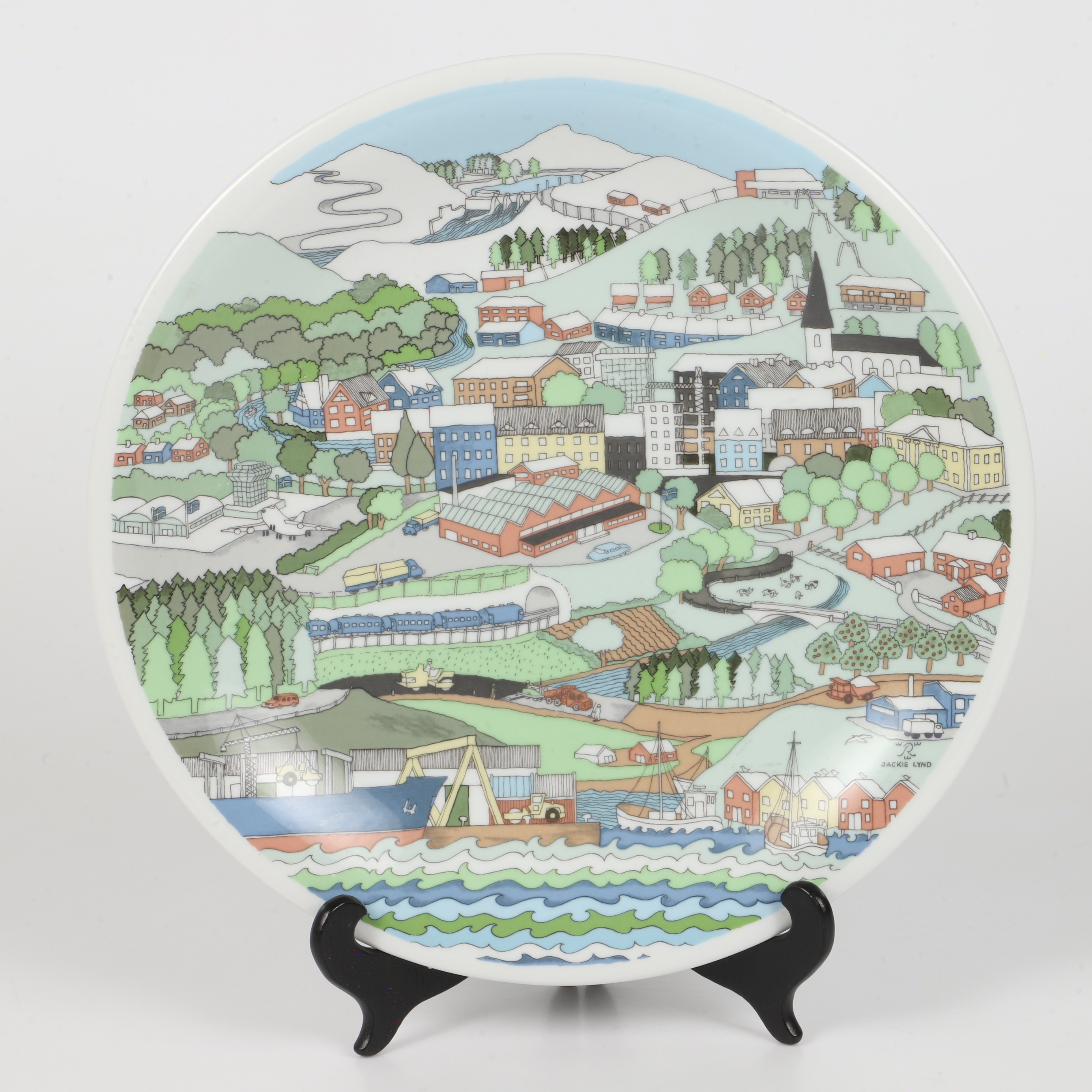 Images for 2568474. JACKIE LYND. Jubilee saucer, "Dynapac 50 years