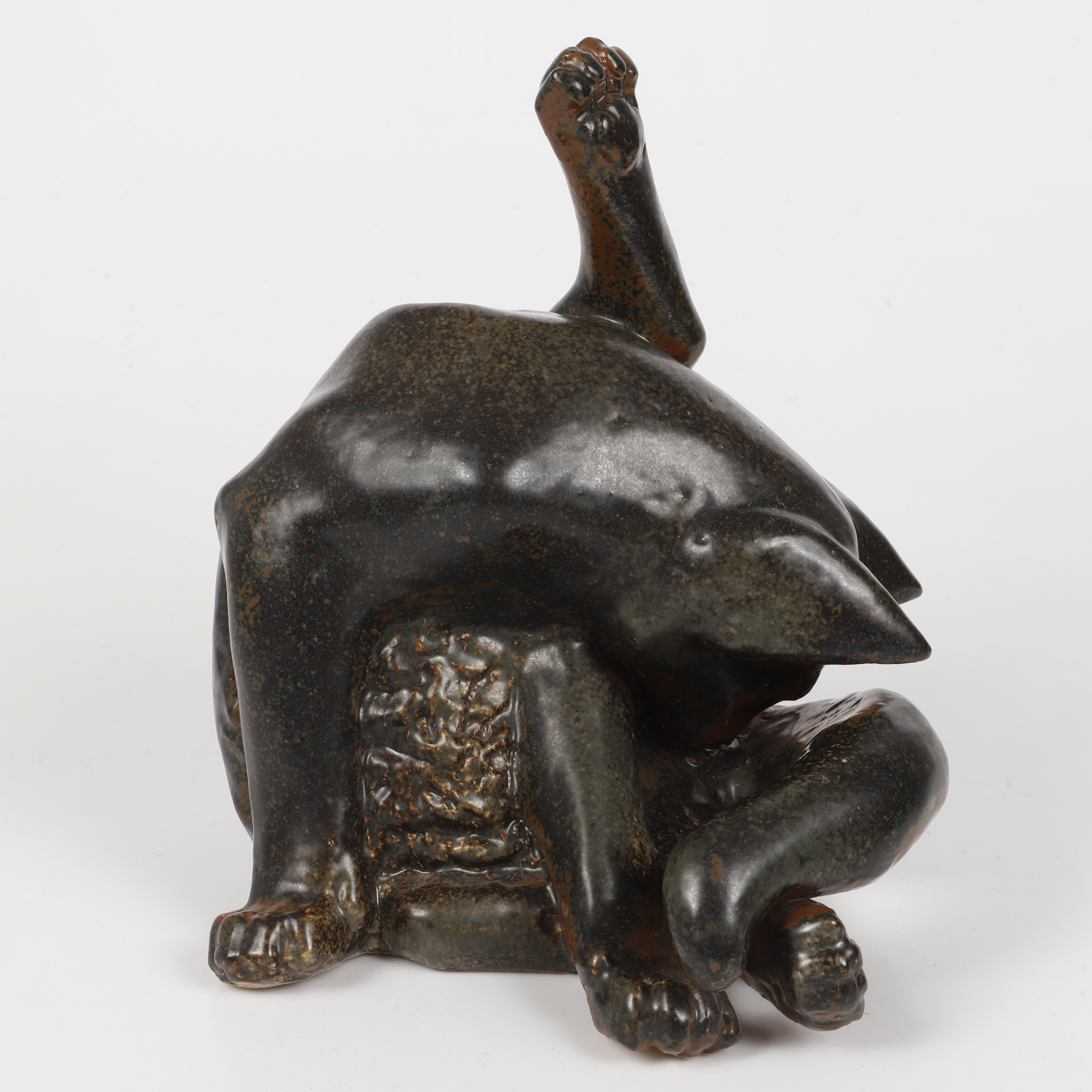 Bilder för 2581197. HUGO LIISBERG. Tillskriven. Skulptur, katt