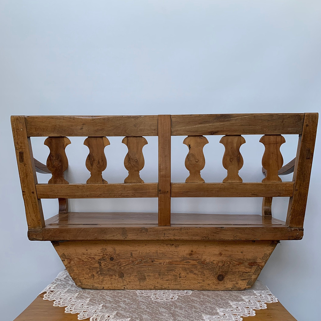 Images for 2600778. ANTIQUE WOODEN CHEST BENCH OAK AROUND 1860