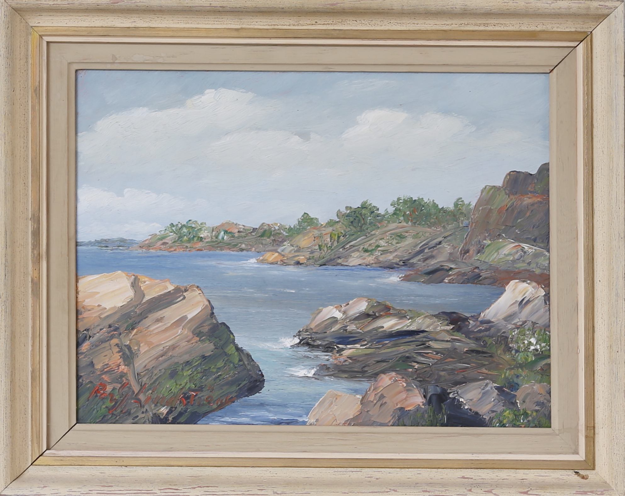 PER G LINDSTRÖM. 2 st TAVLOR. Konst Måleri