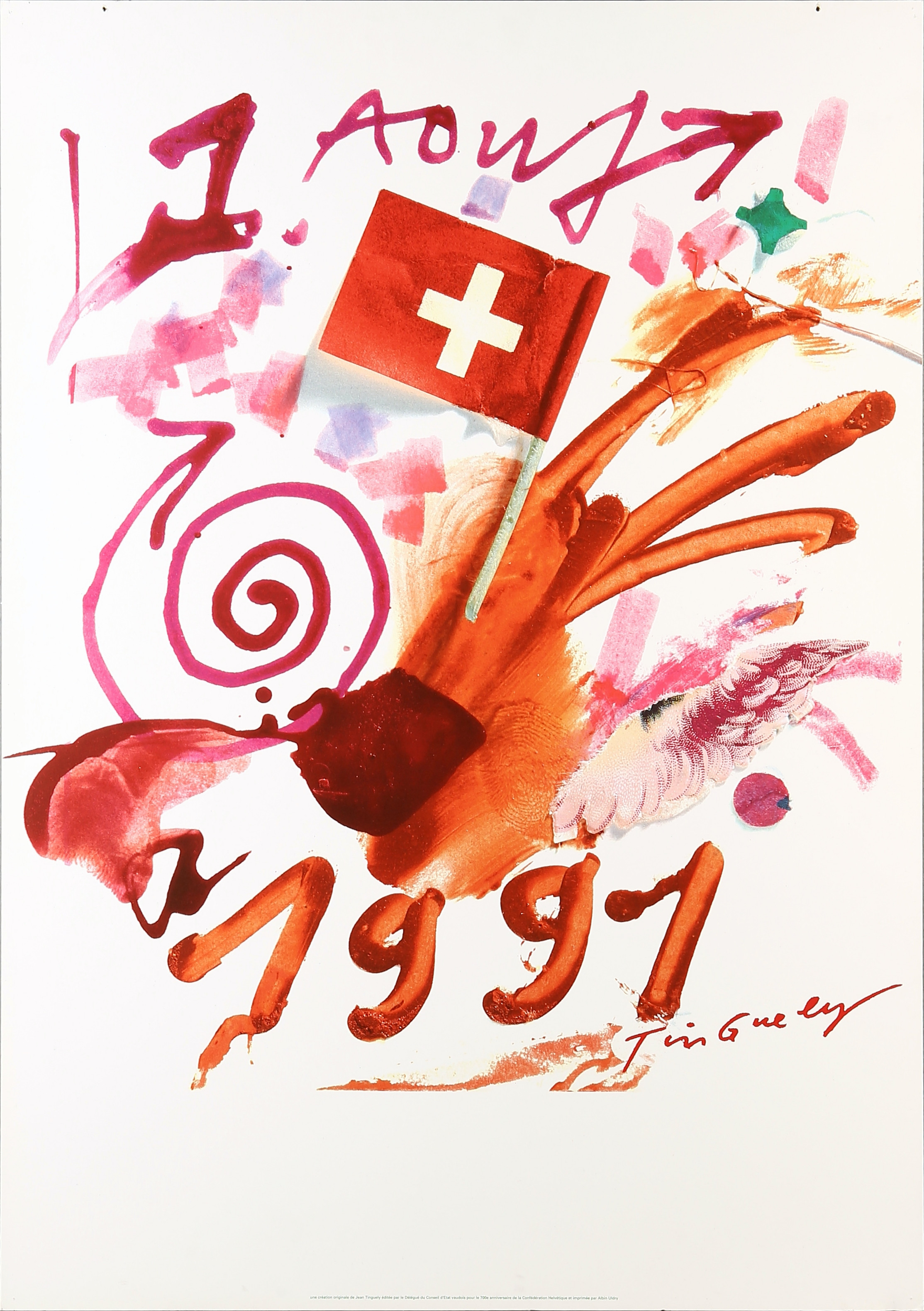 Images for 2682815. EXHIBITION POSTER, offset print, Jean Tinguely