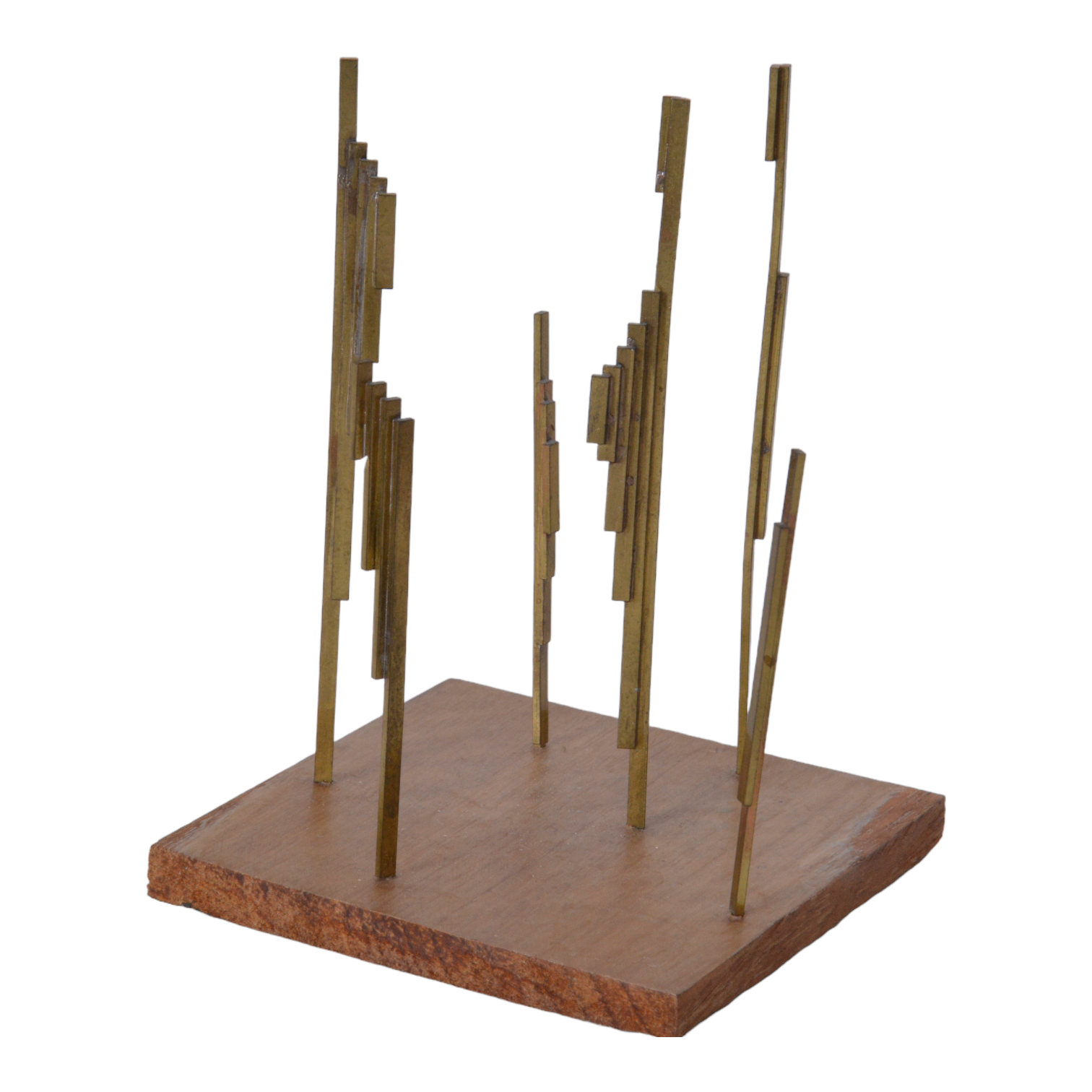 Images for 2702356. OKÄND KONSTNÄR. Sculpture, brass on wooden plate