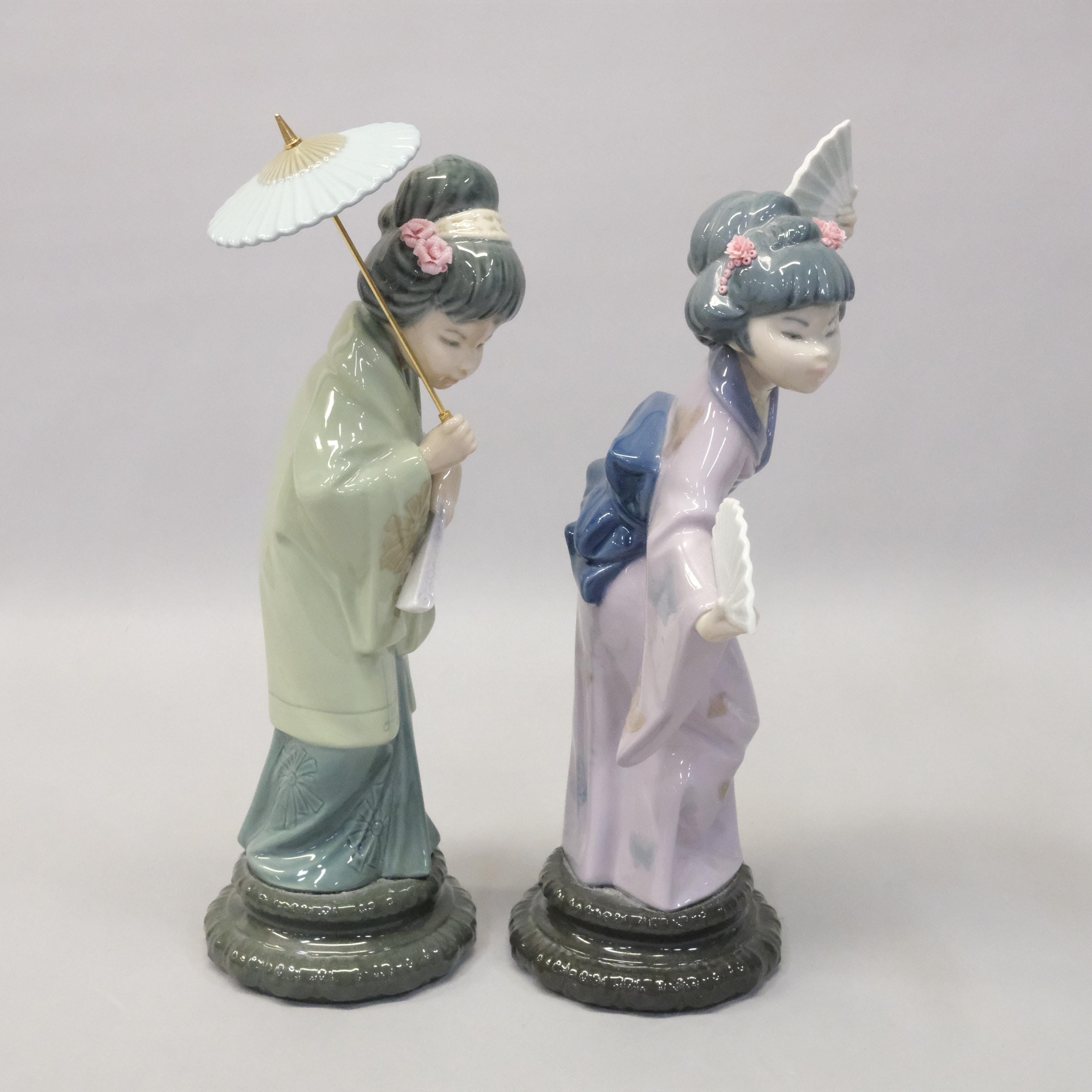 Images for 2710826. LLADRO, FIGURINES, GEISHA, TWO PARTS.