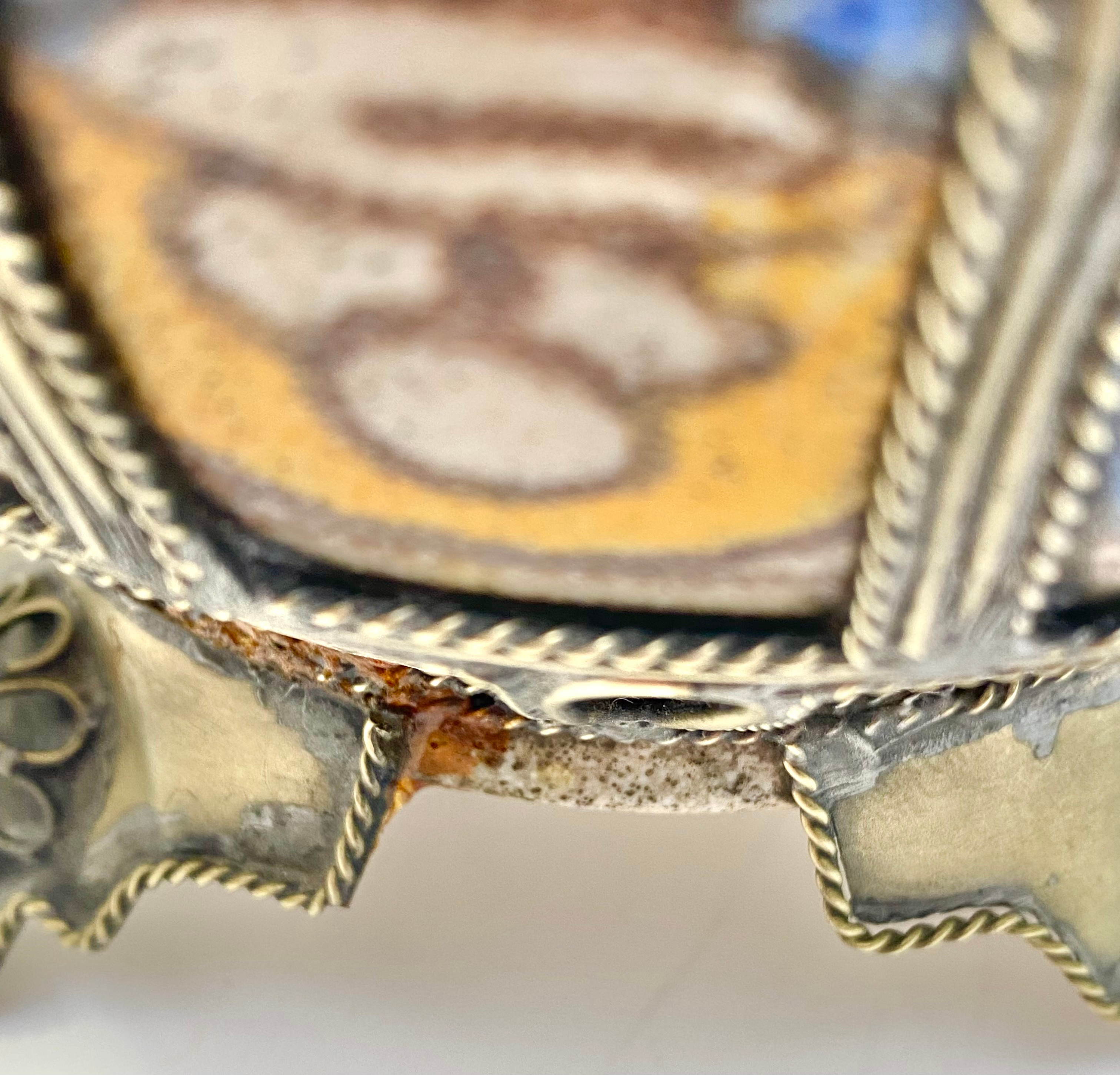 Rahil Tarbor Images for 2712860. TWO OLD TARBORS WITH HANDLES IN MOROCCAN CERAMIC ...