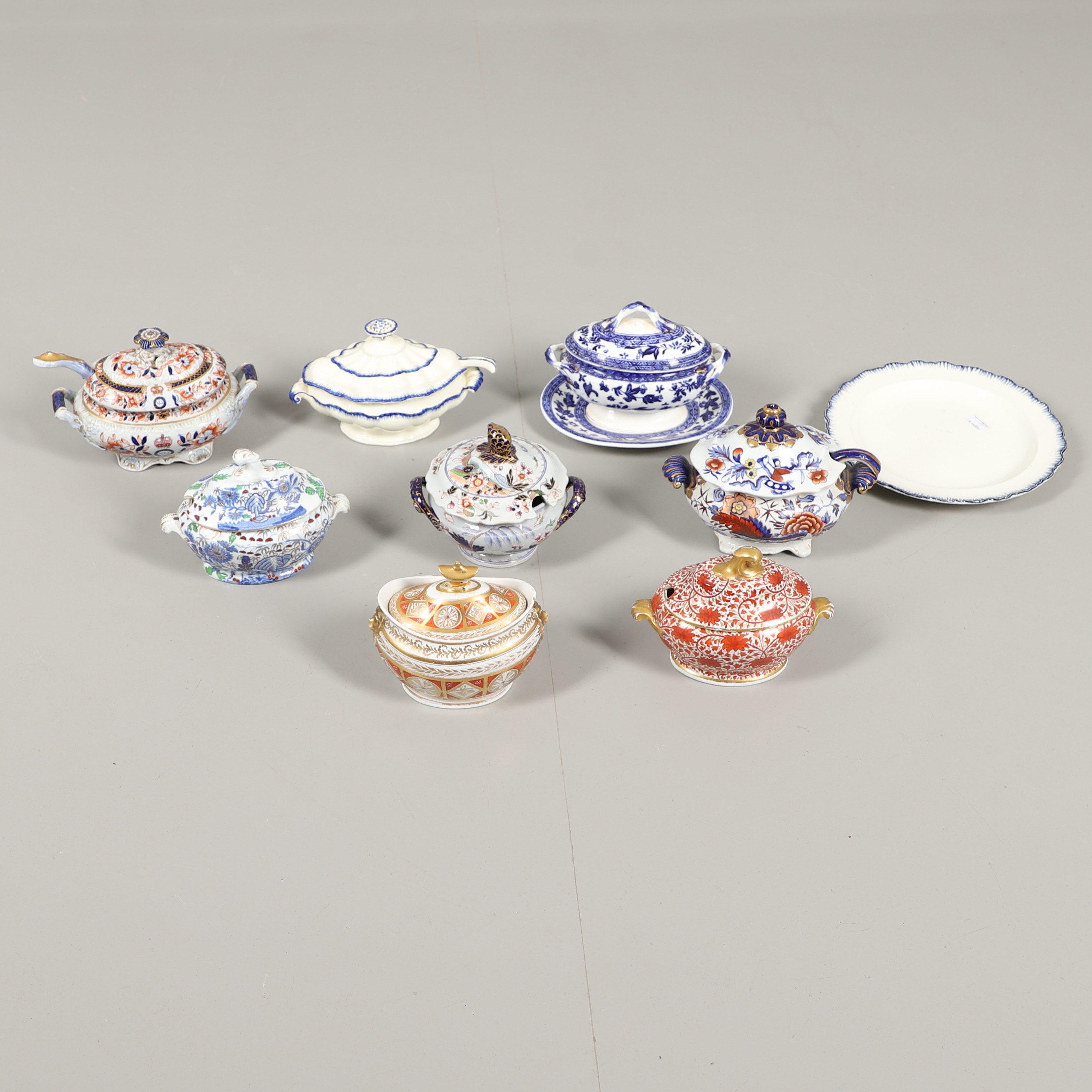 Images for 2729933. CREAMWARE LIDDED TUREEN & VARIOUS LIDDED TUREENS INCLUDING IRONSTONE