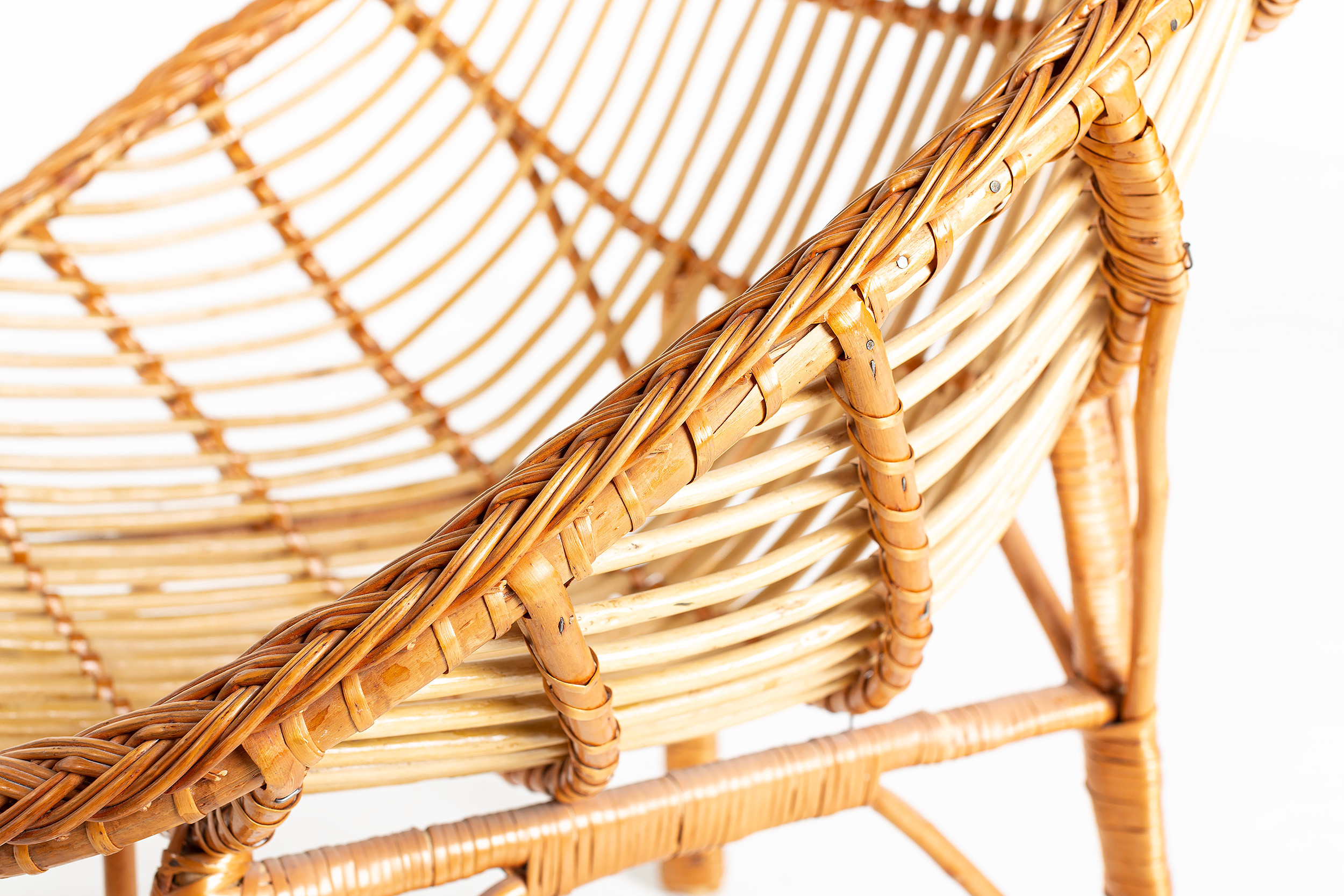 Images for 2735836. ARMCHAIRS, a pair, rattan / bamboo, second half of the 20th century.