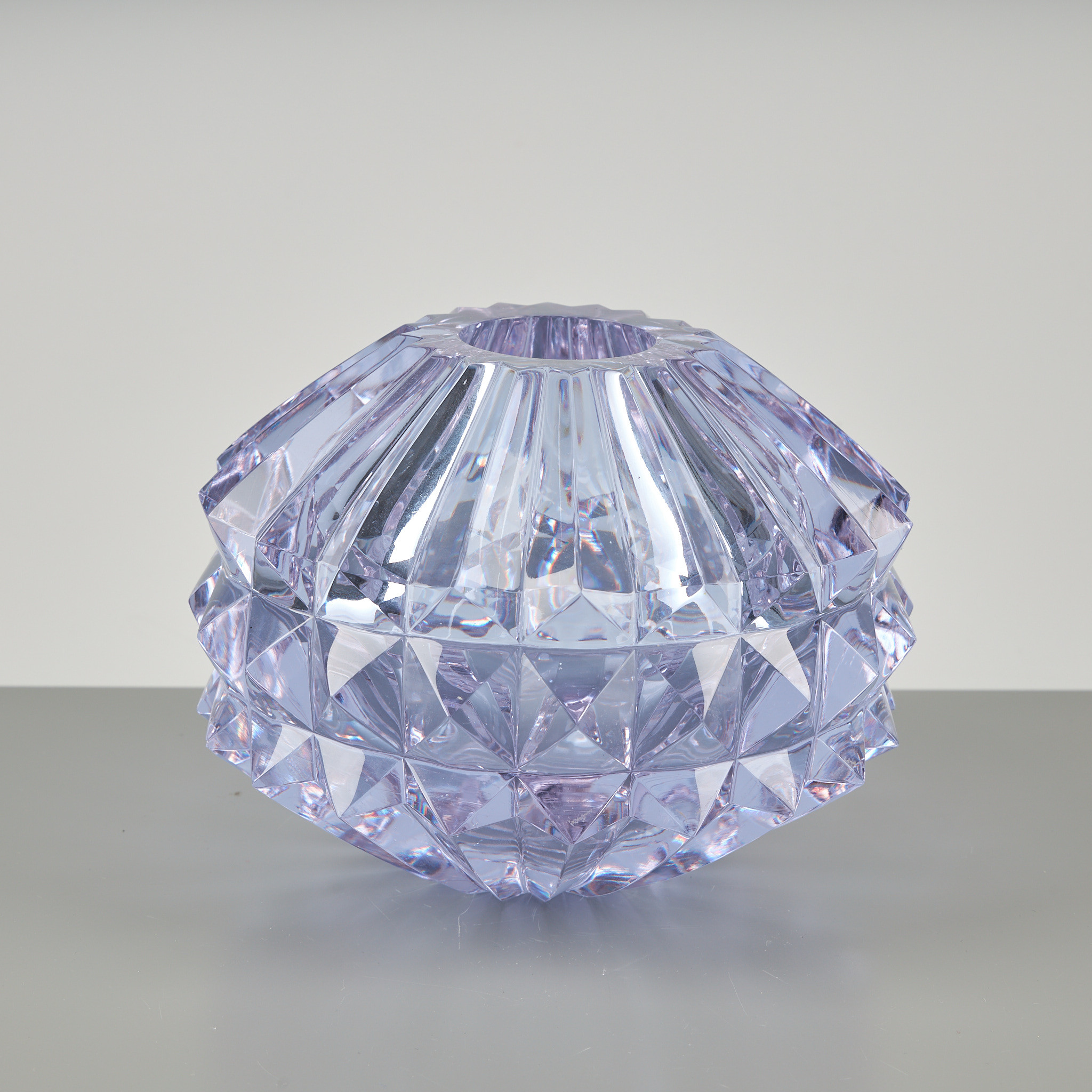 Images for 2740421. NANNY STILL. VASE / GLASS SCULPTURE, purple, cut