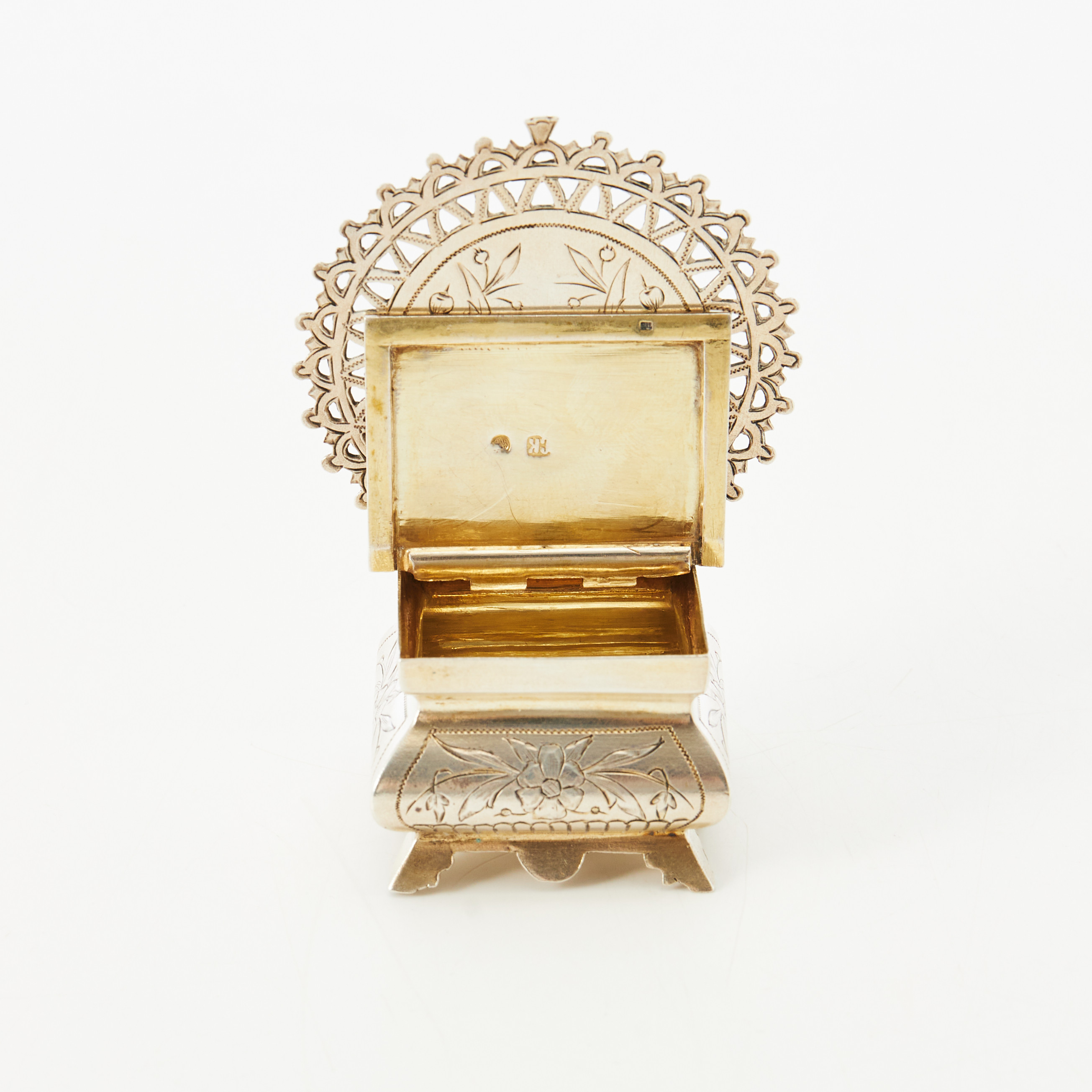 Images for 2742096. SALT CHAIR, silver, Semen Kazakov, Moscow, assayer