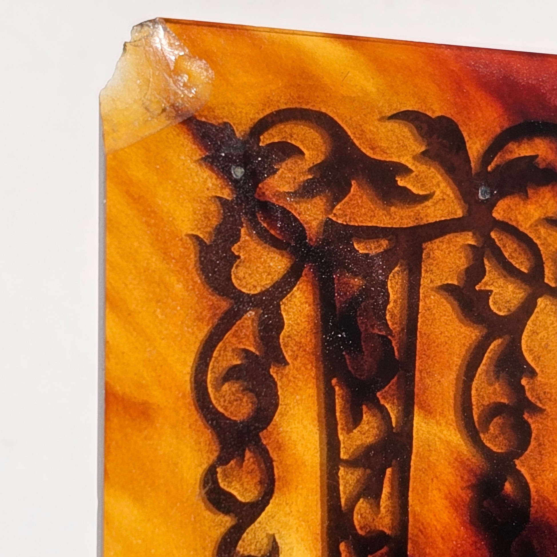 Images for 2744326. ANTIQUE CARD HOLDER IN SILVER AND TORTOISE WITH