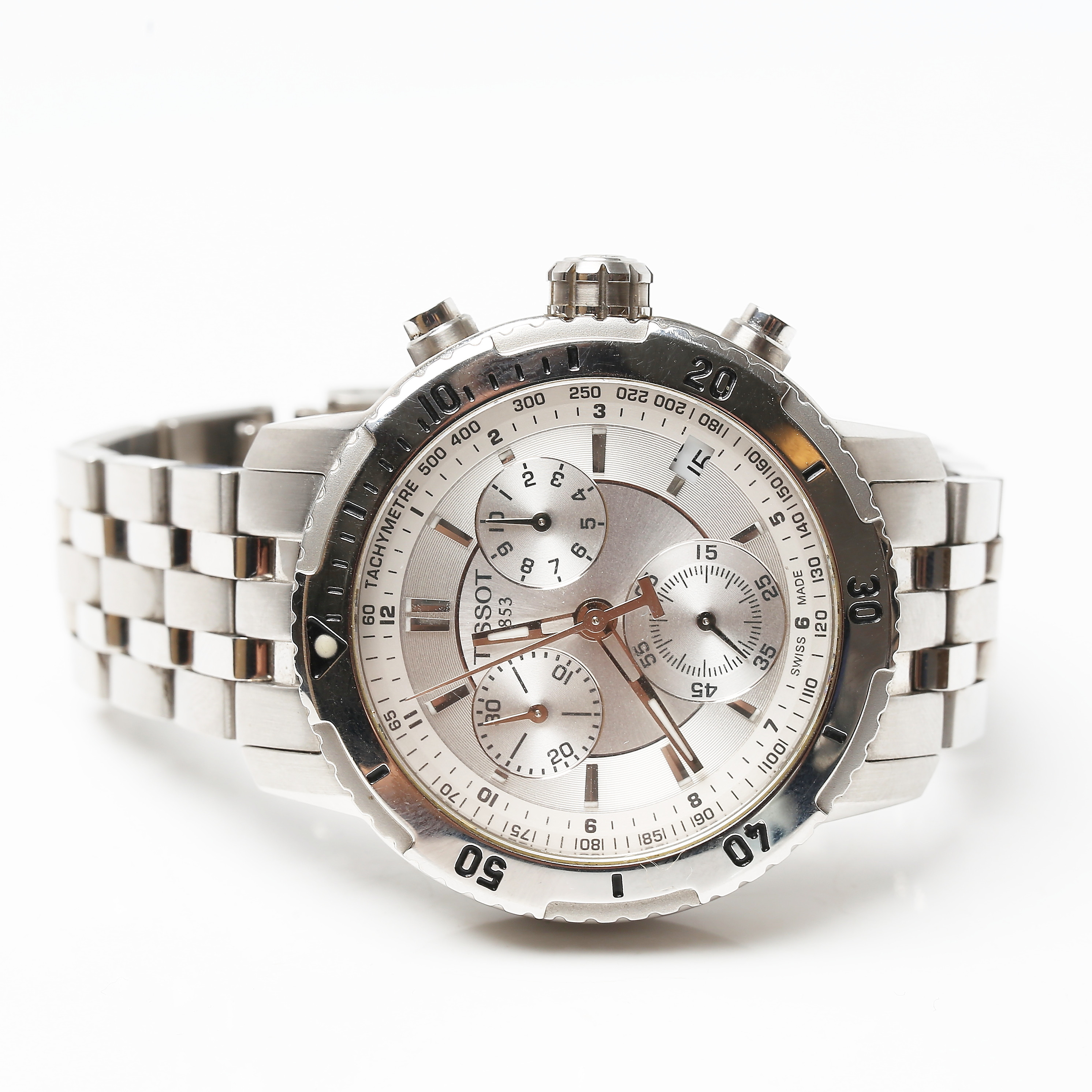 Montre TISSOT PRS200 Chronographe Date - Fonctionne - Occasion Pour Homme
