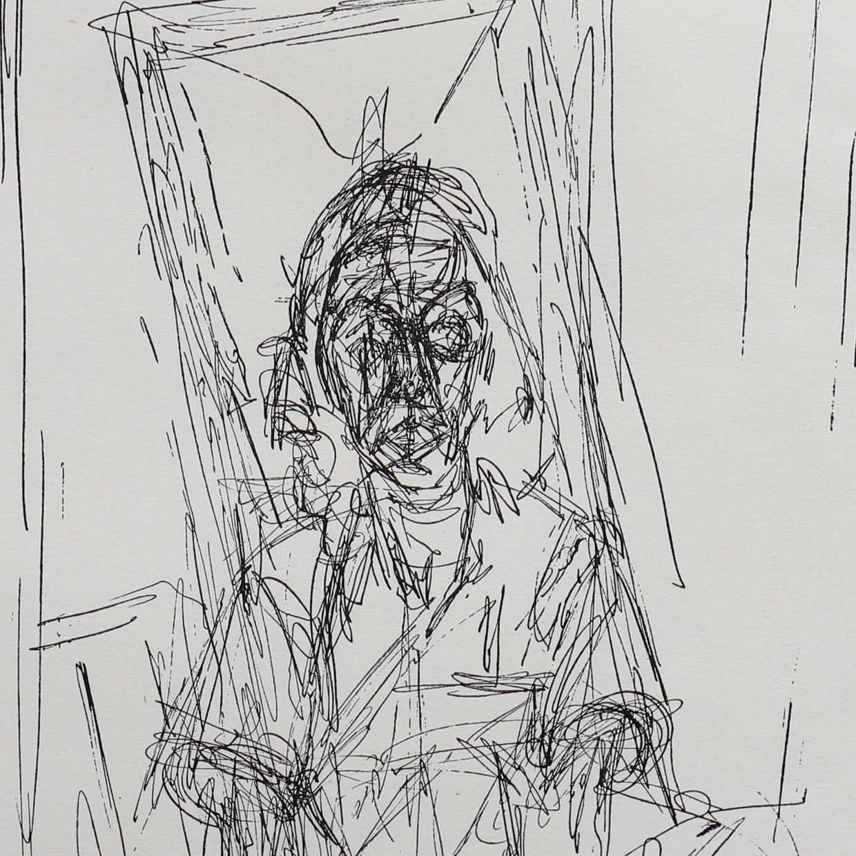 Images For 2805525 ALBERTO GIACOMETTI SEATED FIGURE LITHOGRAPHY 