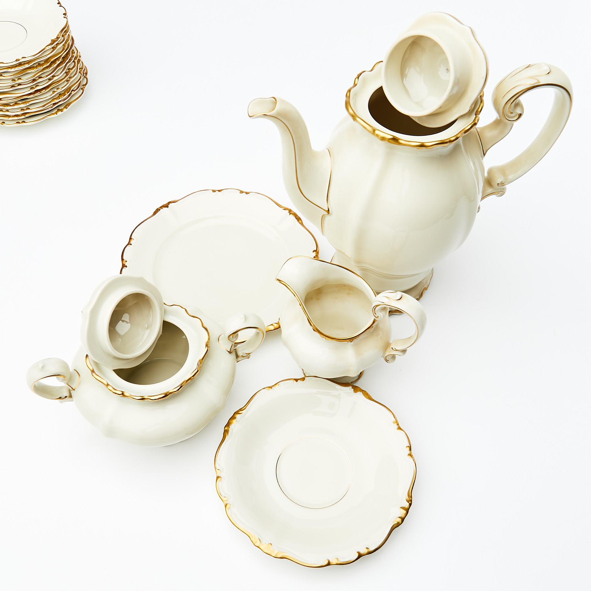 Images for 2834610. SERVIS, 27 dlr, Rosenthal, "Pompadour", 1 coffee